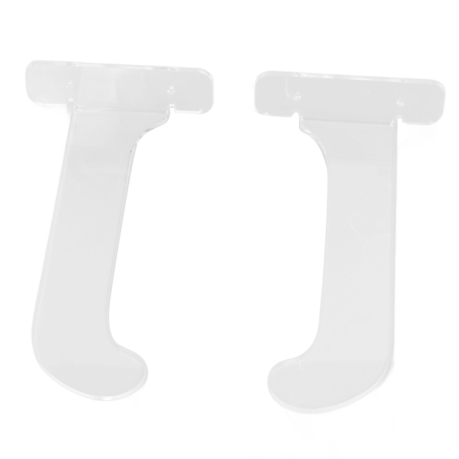 1Pair Yoga Mat Wall Mount Holder Acrylic Yoga Mat Wall Hanger Storage Rack Household Exercise Yoga Mat BracketTransparent - Image 6