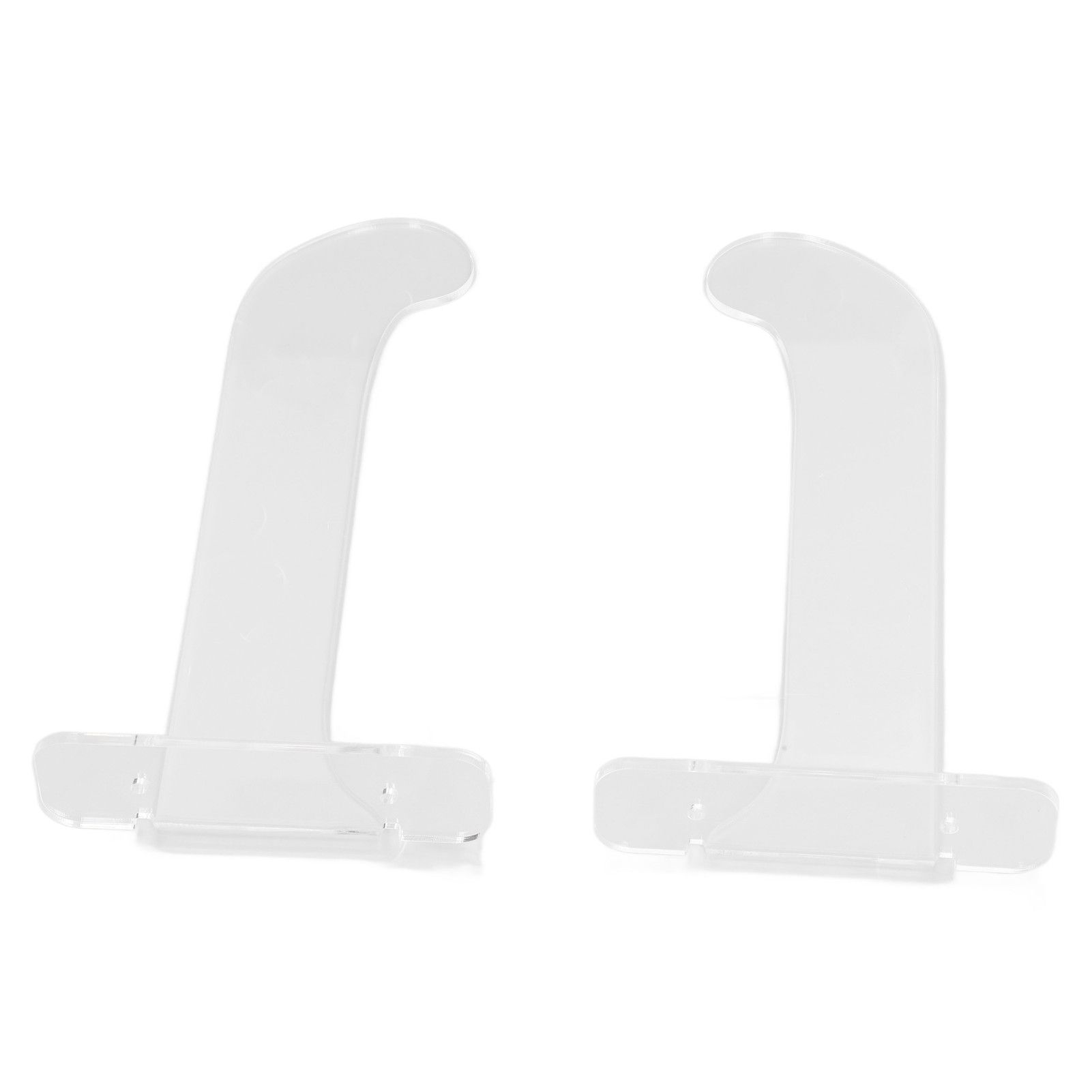 1Pair Yoga Mat Wall Mount Holder Acrylic Yoga Mat Wall Hanger Storage Rack Household Exercise Yoga Mat BracketTransparent - Image 7