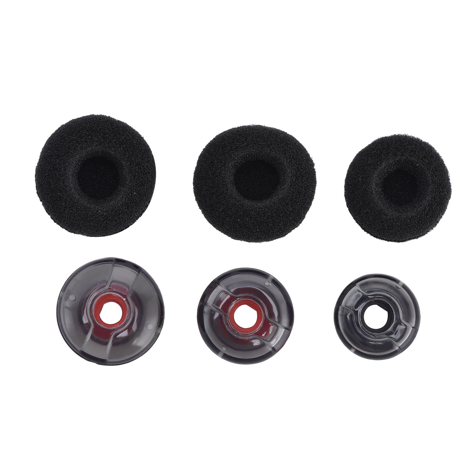 Ear Bud Tip Headset Silicone Earbud Replacement Black Earphone Accessory for Plantronics V5200 - Image 1