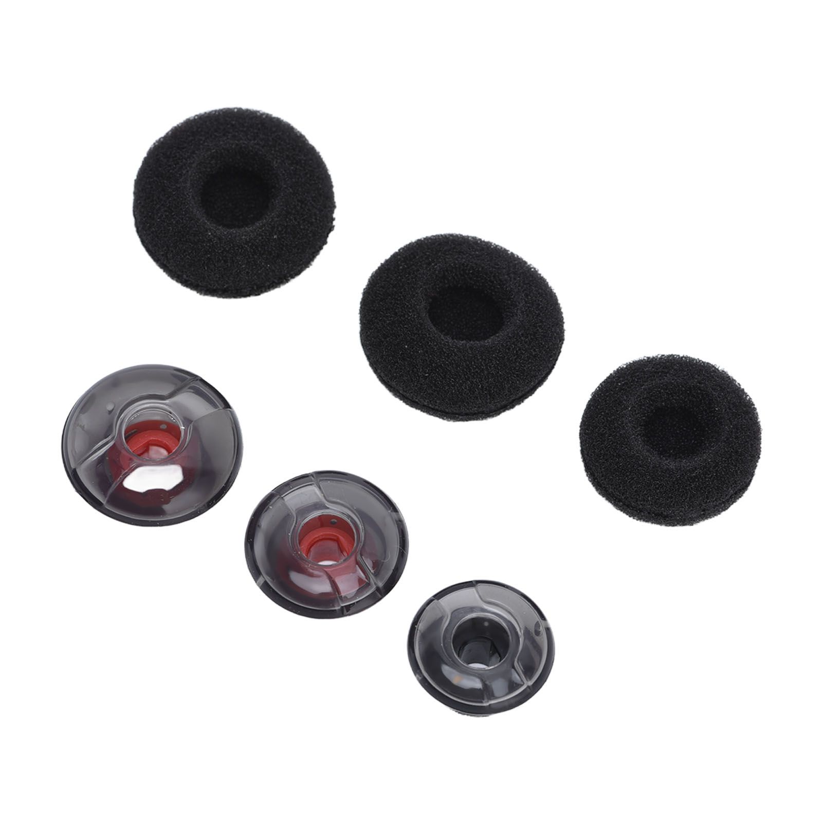 Ear Bud Tip Headset Silicone Earbud Replacement Black Earphone Accessory for Plantronics V5200 - Image 2