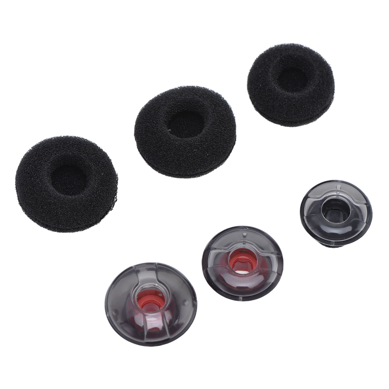 Ear Bud Tip Headset Silicone Earbud Replacement Black Earphone Accessory for Plantronics V5200 - Image 4