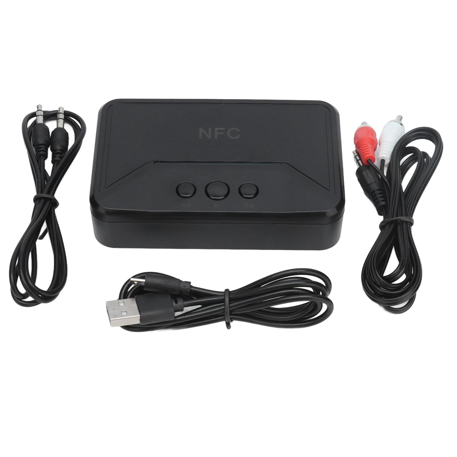 5.0 Bluetooth Adapter Receiver Stable Black USB Charging Wireless NFC Bluetooth Receiver - Image 1