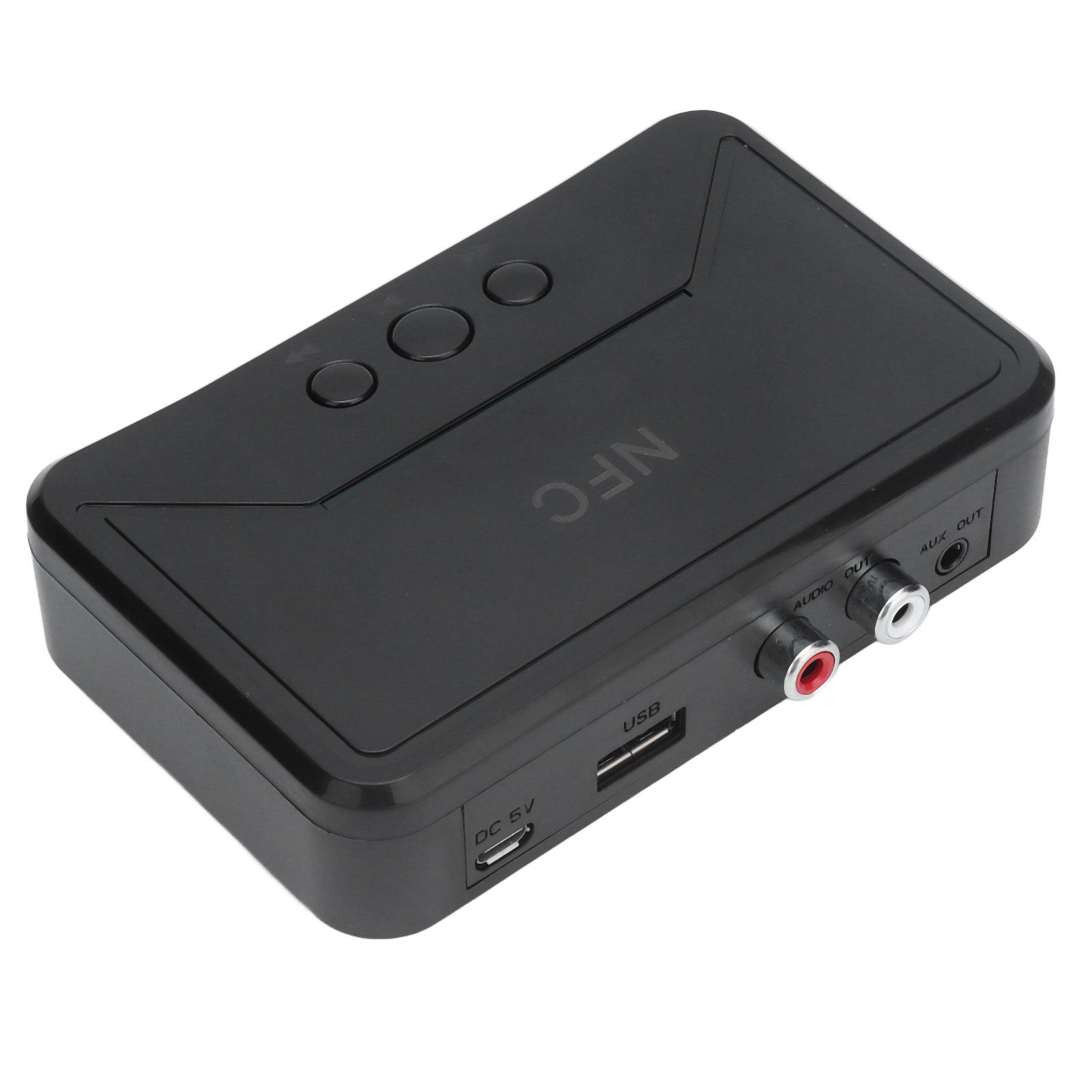 5.0 Bluetooth Adapter Receiver Stable Black USB Charging Wireless NFC Bluetooth Receiver - Image 3
