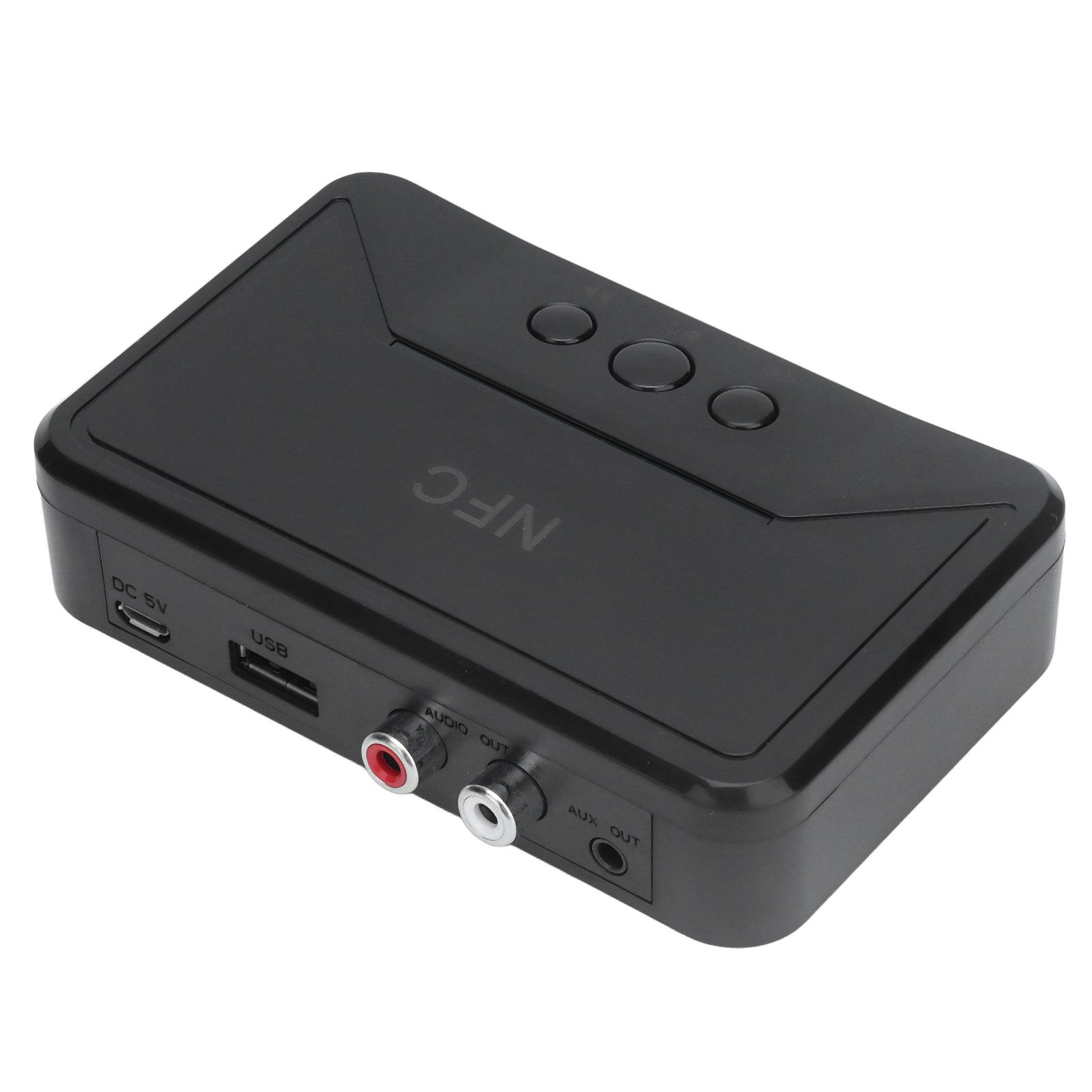 5.0 Bluetooth Adapter Receiver Stable Black USB Charging Wireless NFC Bluetooth Receiver - Image 5