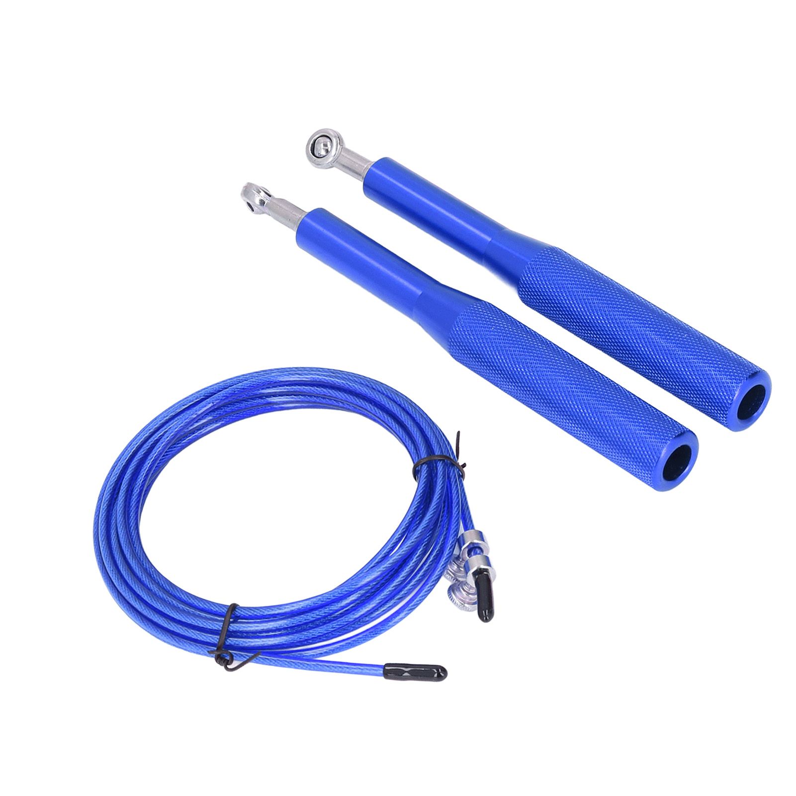 Skipping Rope Strong Durable Adjustable Flexible Reliable Professional Convenient Exercise Supplies for Indoor OutdoorAluminum Alloy Sky Blue - Image 3