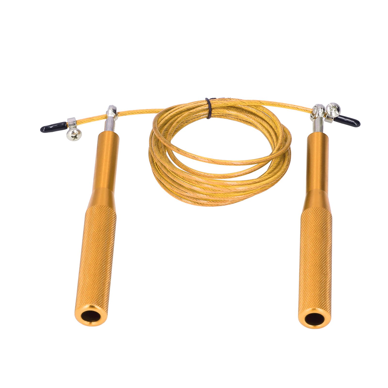 Skipping Rope Strong Durable Adjustable Flexible Reliable Professional Convenient Exercise Supplies for Indoor OutdoorAluminum Alloy Gold - Image 5