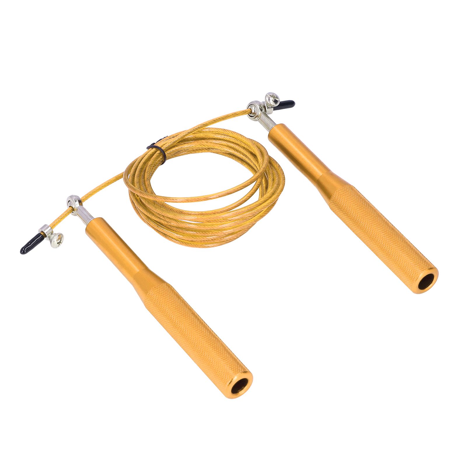 Skipping Rope Strong Durable Adjustable Flexible Reliable Professional Convenient Exercise Supplies for Indoor OutdoorAluminum Alloy Gold - Image 7