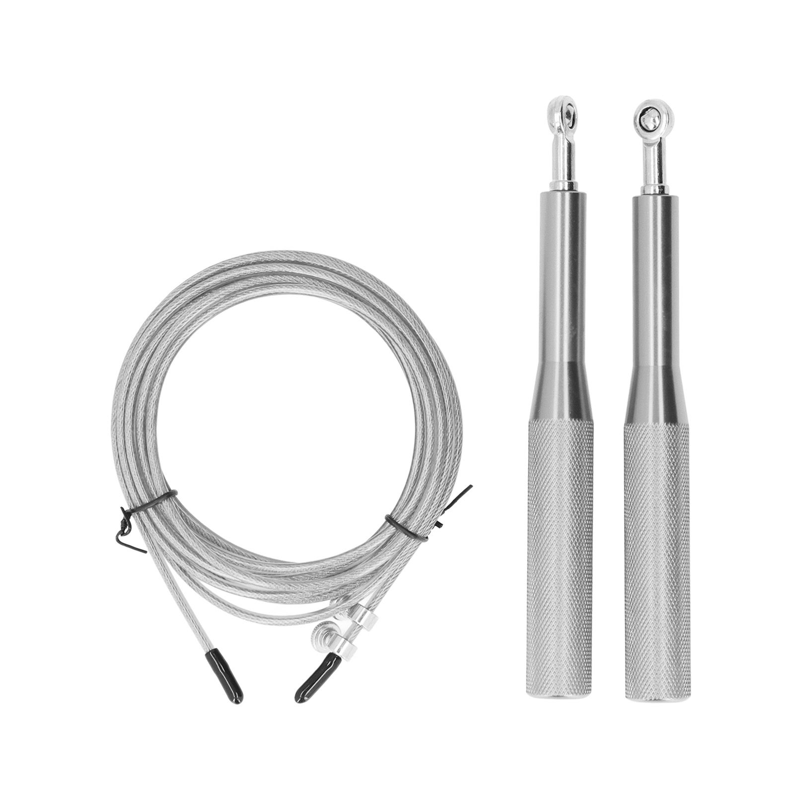 Skipping Rope Strong Durable Adjustable Flexible Reliable Professional Convenient Exercise Supplies for Indoor OutdoorAluminum Alloy Silver - Image 1