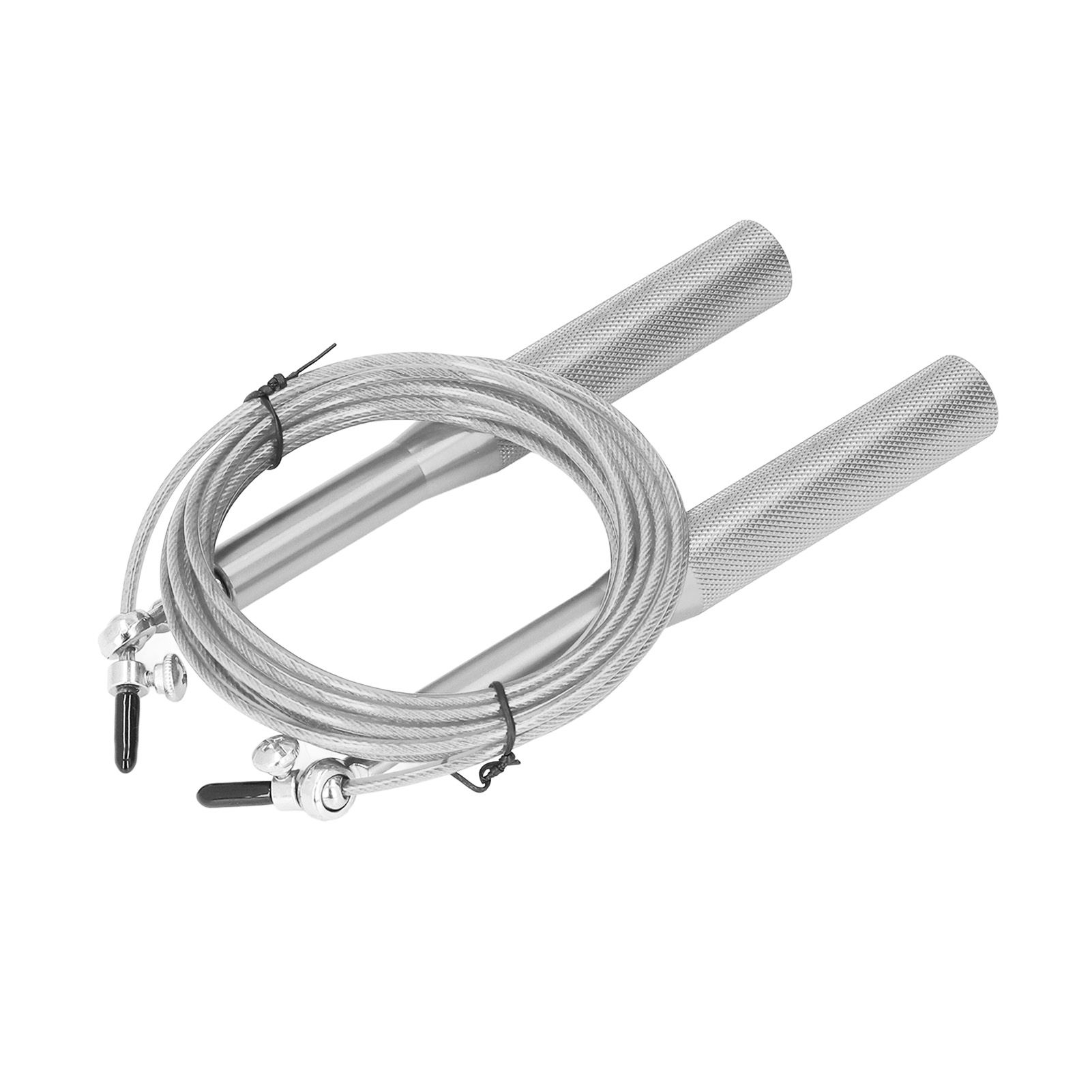 Skipping Rope Strong Durable Adjustable Flexible Reliable Professional Convenient Exercise Supplies for Indoor OutdoorAluminum Alloy Silver - Image 3