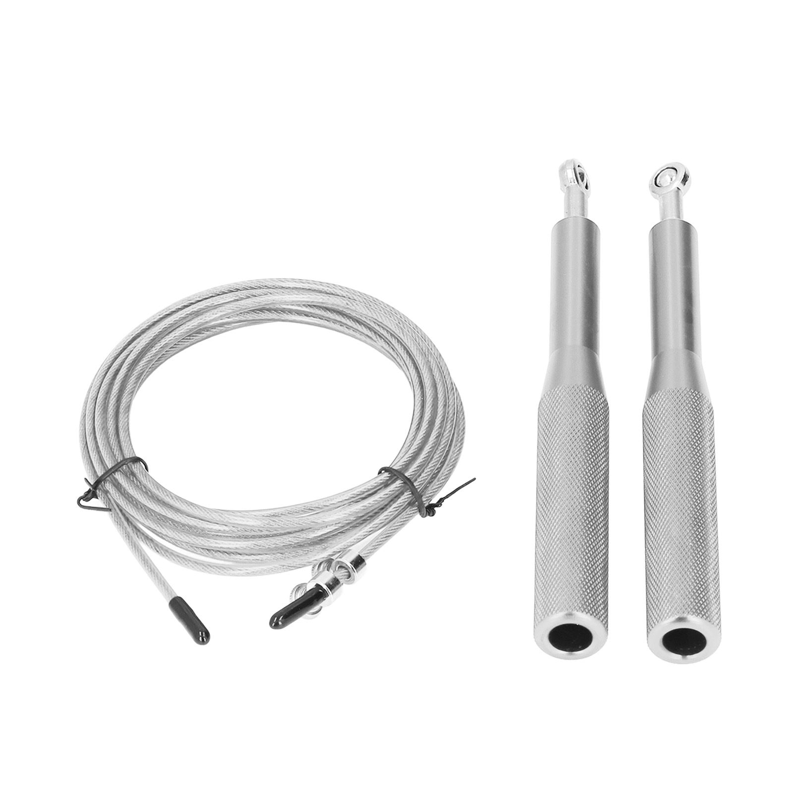 Skipping Rope Strong Durable Adjustable Flexible Reliable Professional Convenient Exercise Supplies for Indoor OutdoorAluminum Alloy Silver - Image 4