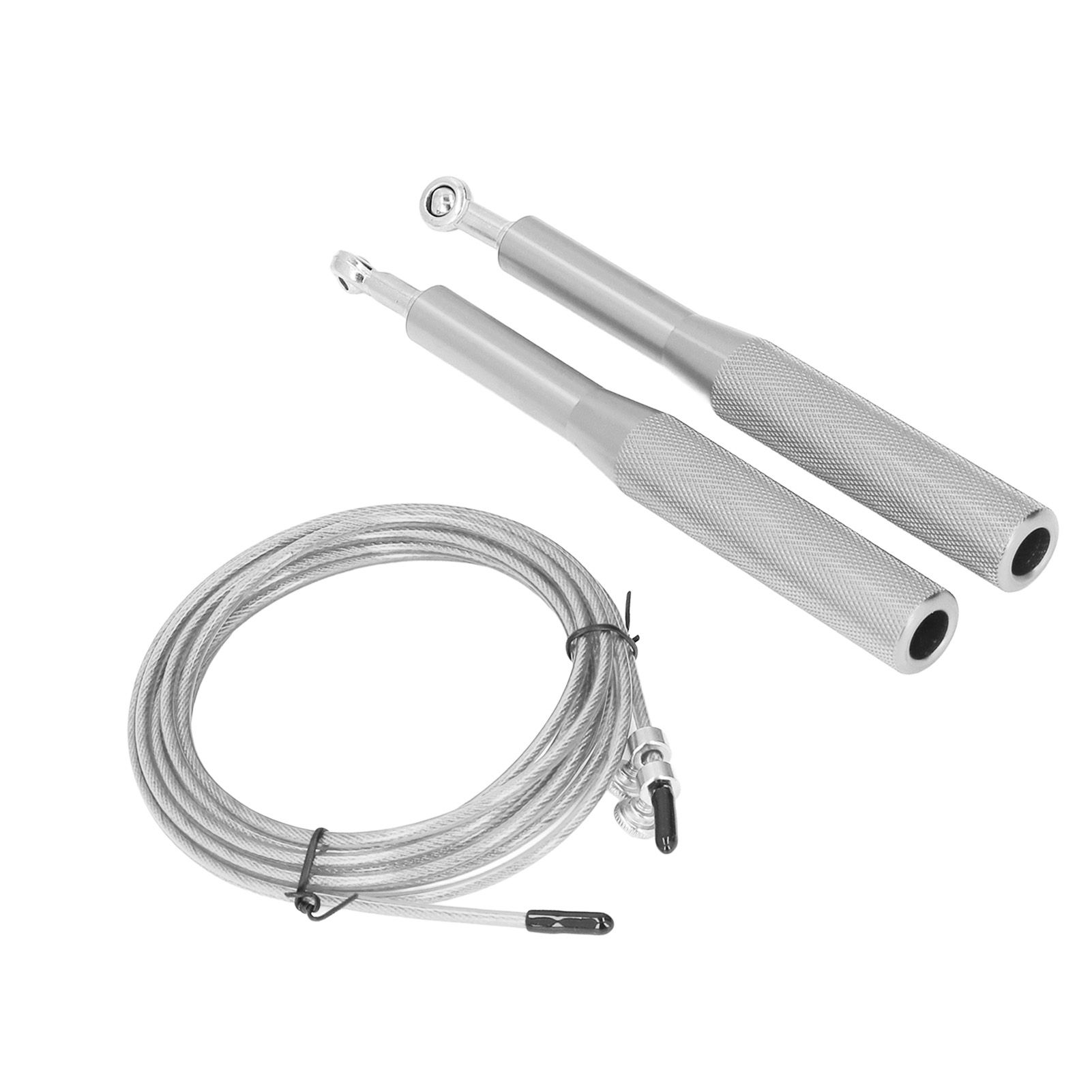 Skipping Rope Strong Durable Adjustable Flexible Reliable Professional Convenient Exercise Supplies for Indoor OutdoorAluminum Alloy Silver - Image 5