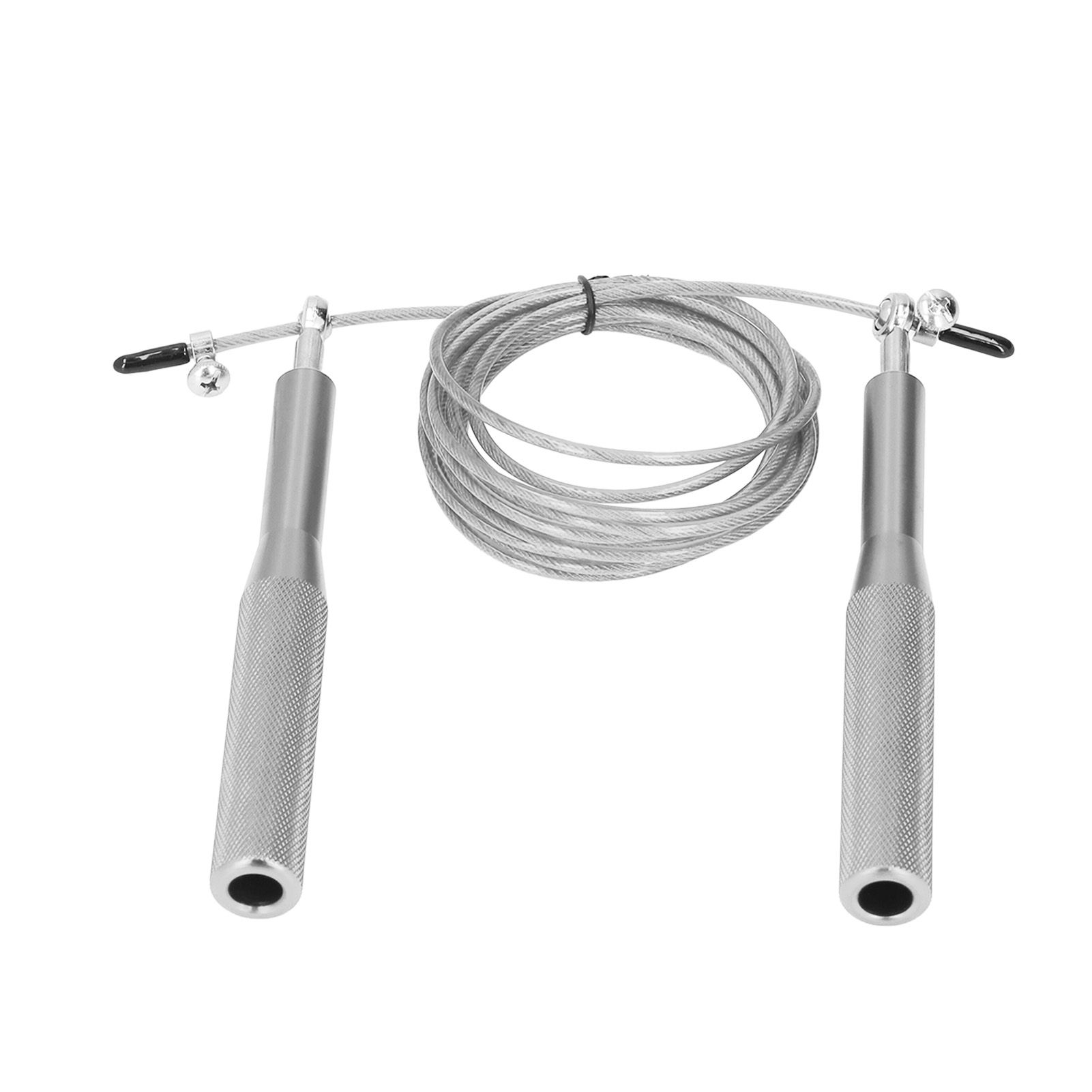 Skipping Rope Strong Durable Adjustable Flexible Reliable Professional Convenient Exercise Supplies for Indoor OutdoorAluminum Alloy Silver - Image 6