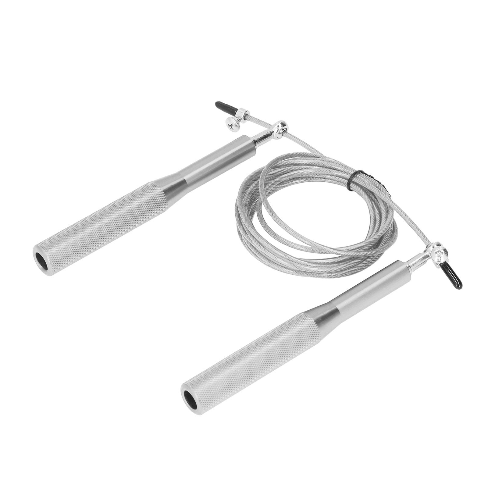 Skipping Rope Strong Durable Adjustable Flexible Reliable Professional Convenient Exercise Supplies for Indoor OutdoorAluminum Alloy Silver - Image 7