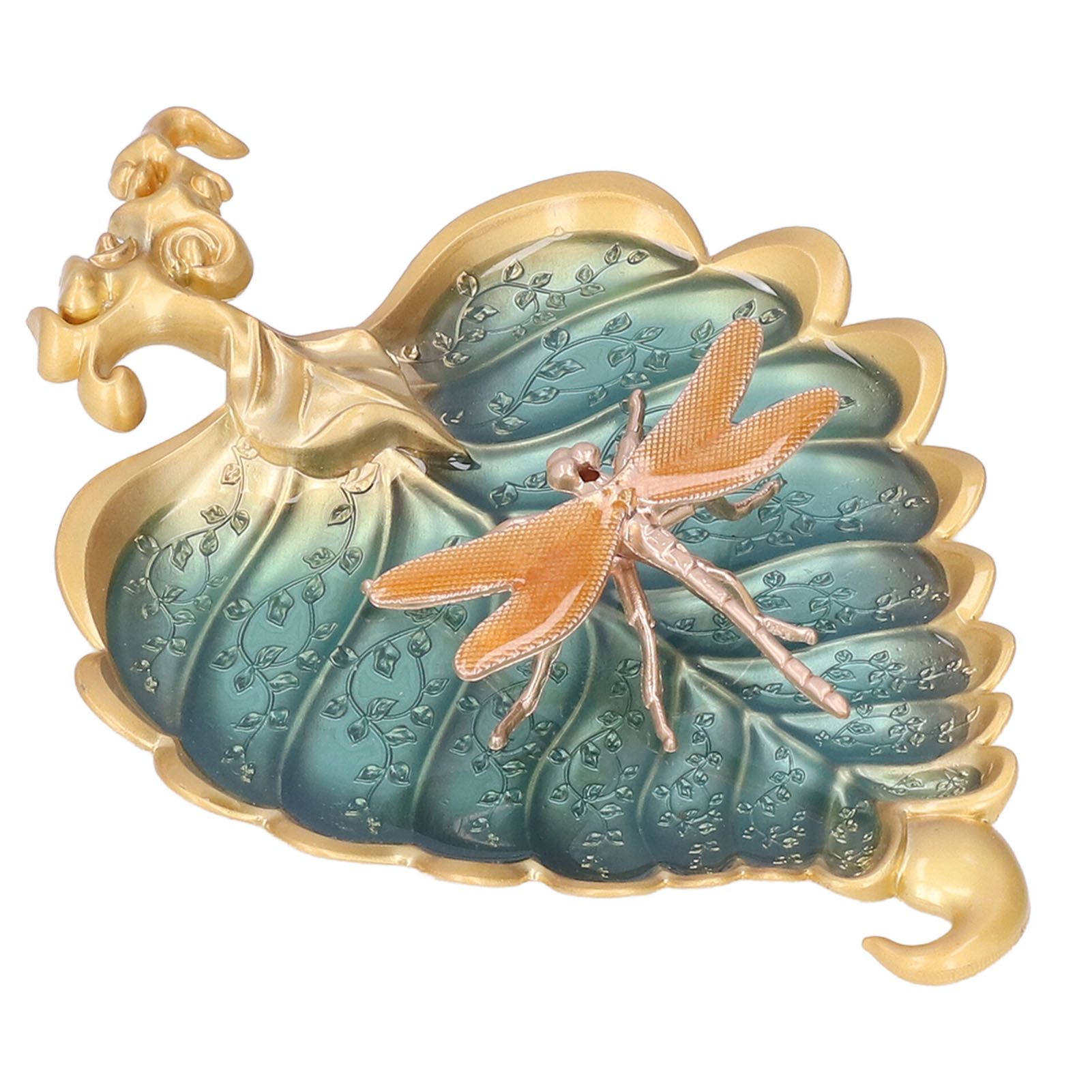 Incense Stick Holder Bodhi Leaf Incense Decorated Plate for Living Room Home Decoration GiftBodhi Leaf Gold 037 - Image 7