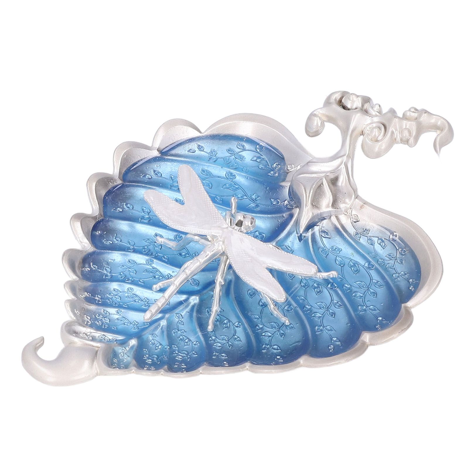 Incense Stick Holder Bodhi Leaf Incense Decorated Plate for Living Room Home Decoration GiftBodhi Leaf Silver 037 - Image 4