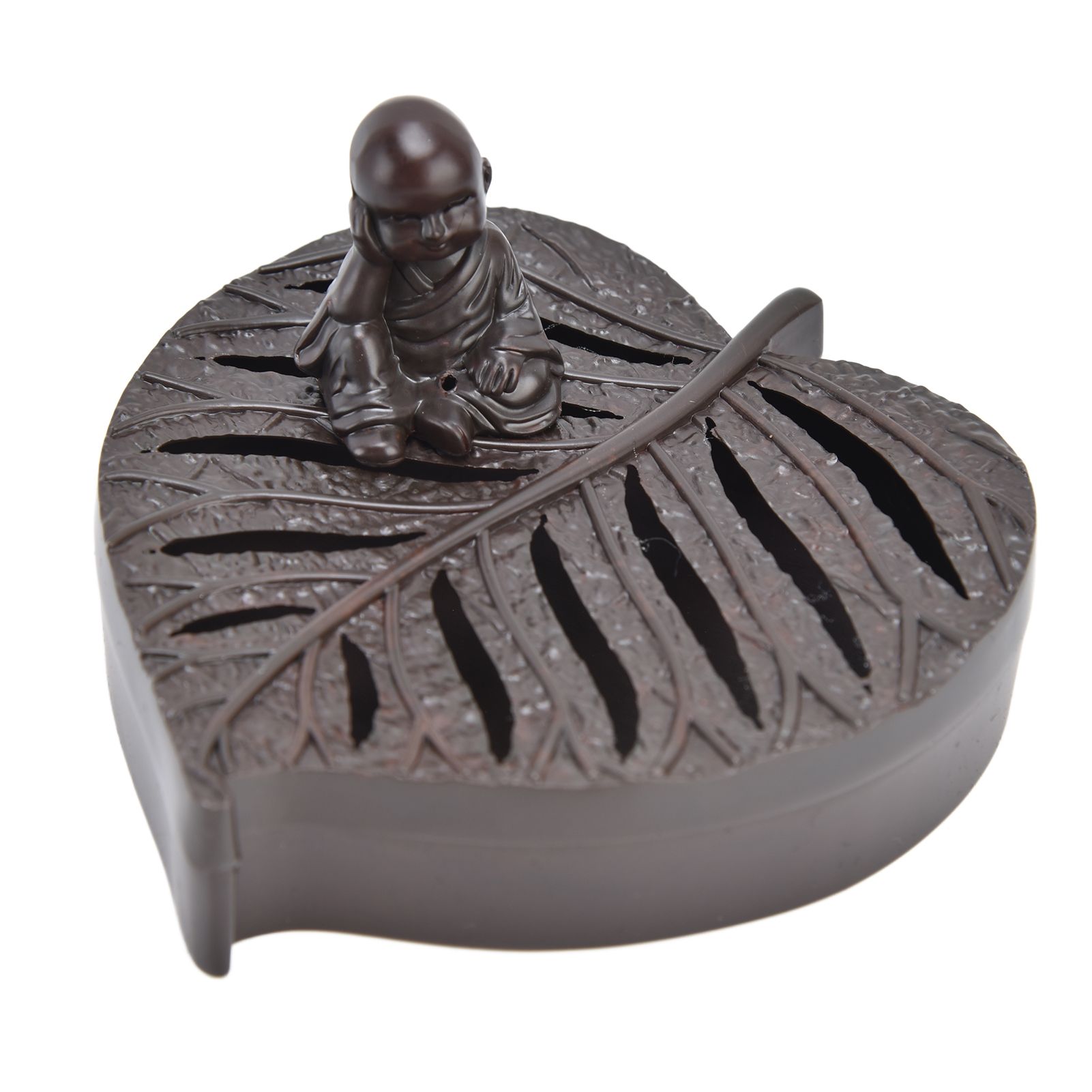 Incense Holder Burners Leaf Shape Mini Exquisite Durable Easy Clean Relieve Mood Home Decoration - Image 5