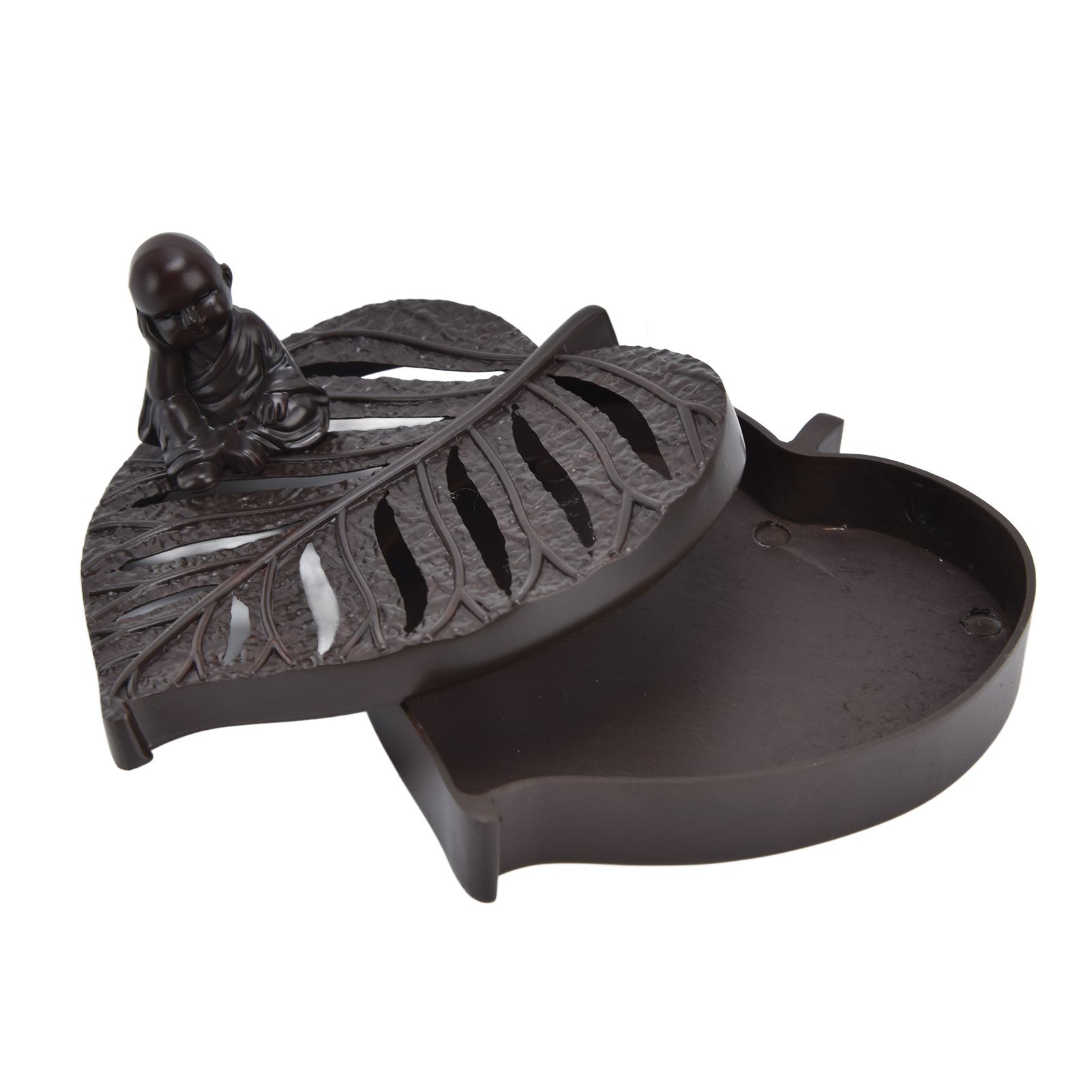 Incense Holder Burners Leaf Shape Mini Exquisite Durable Easy Clean Relieve Mood Home Decoration - Image 6