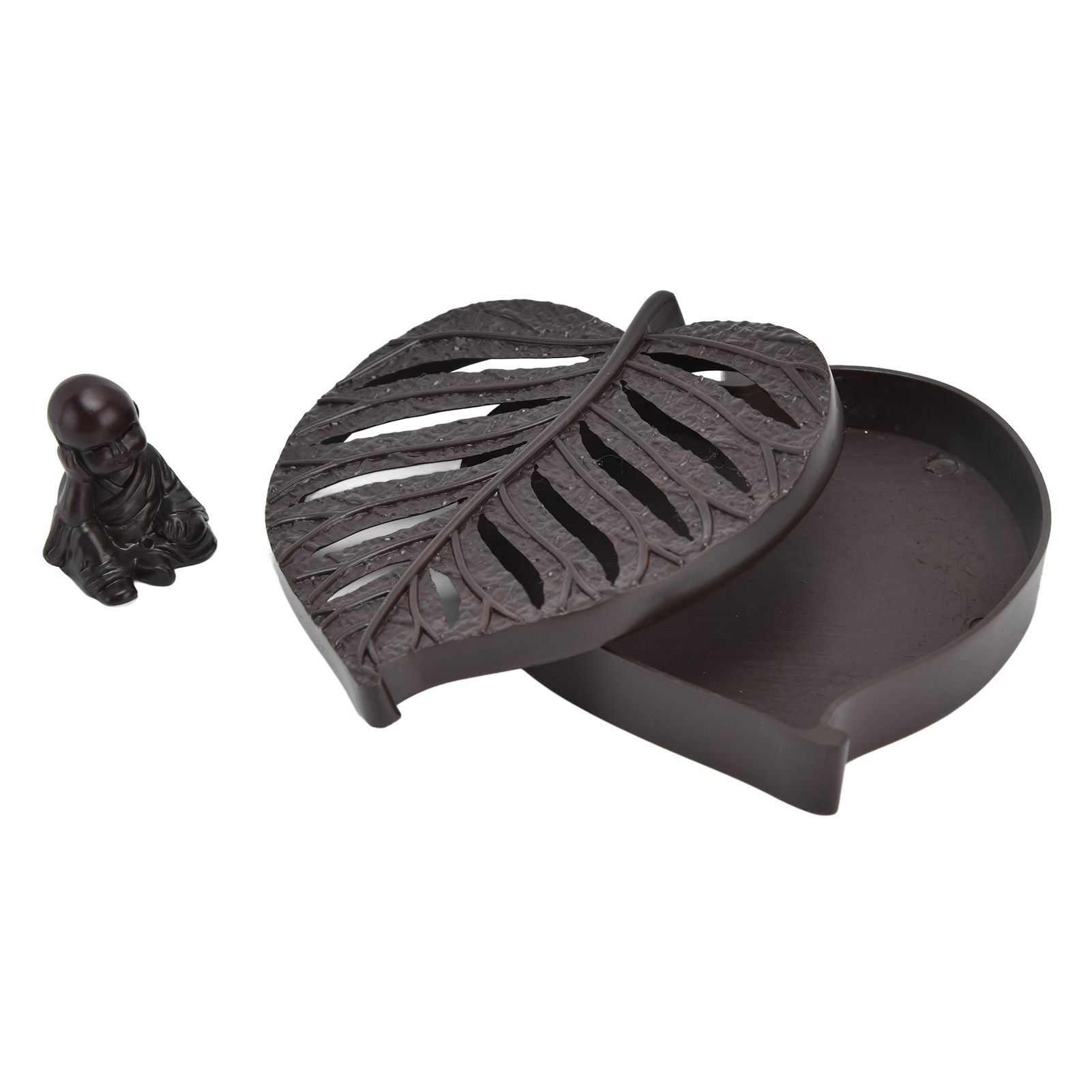 Incense Holder Burners Leaf Shape Mini Exquisite Durable Easy Clean Relieve Mood Home Decoration - Image 8
