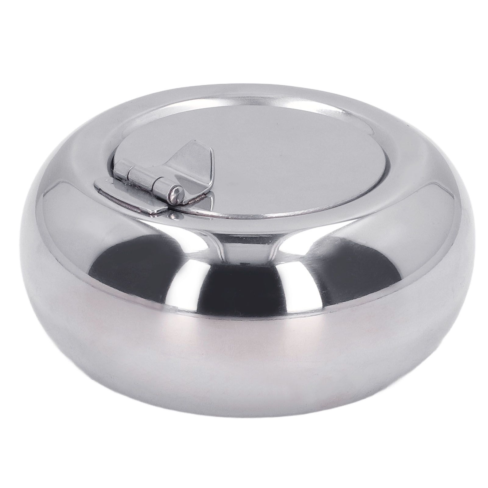 Stainless Steel Ashtray Rustproof Exquisite Round Cigarette Ashtray for Household Hotel Office - Image 2