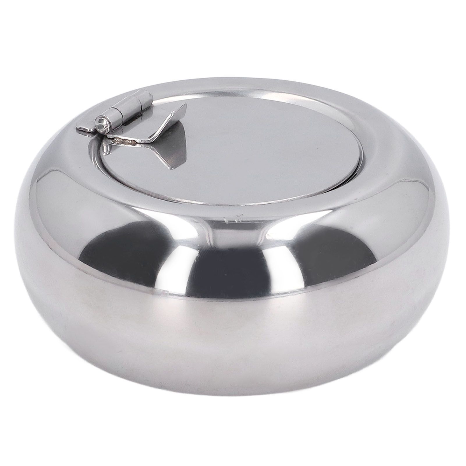 Stainless Steel Ashtray Rustproof Exquisite Round Cigarette Ashtray for Household Hotel Office - Image 8