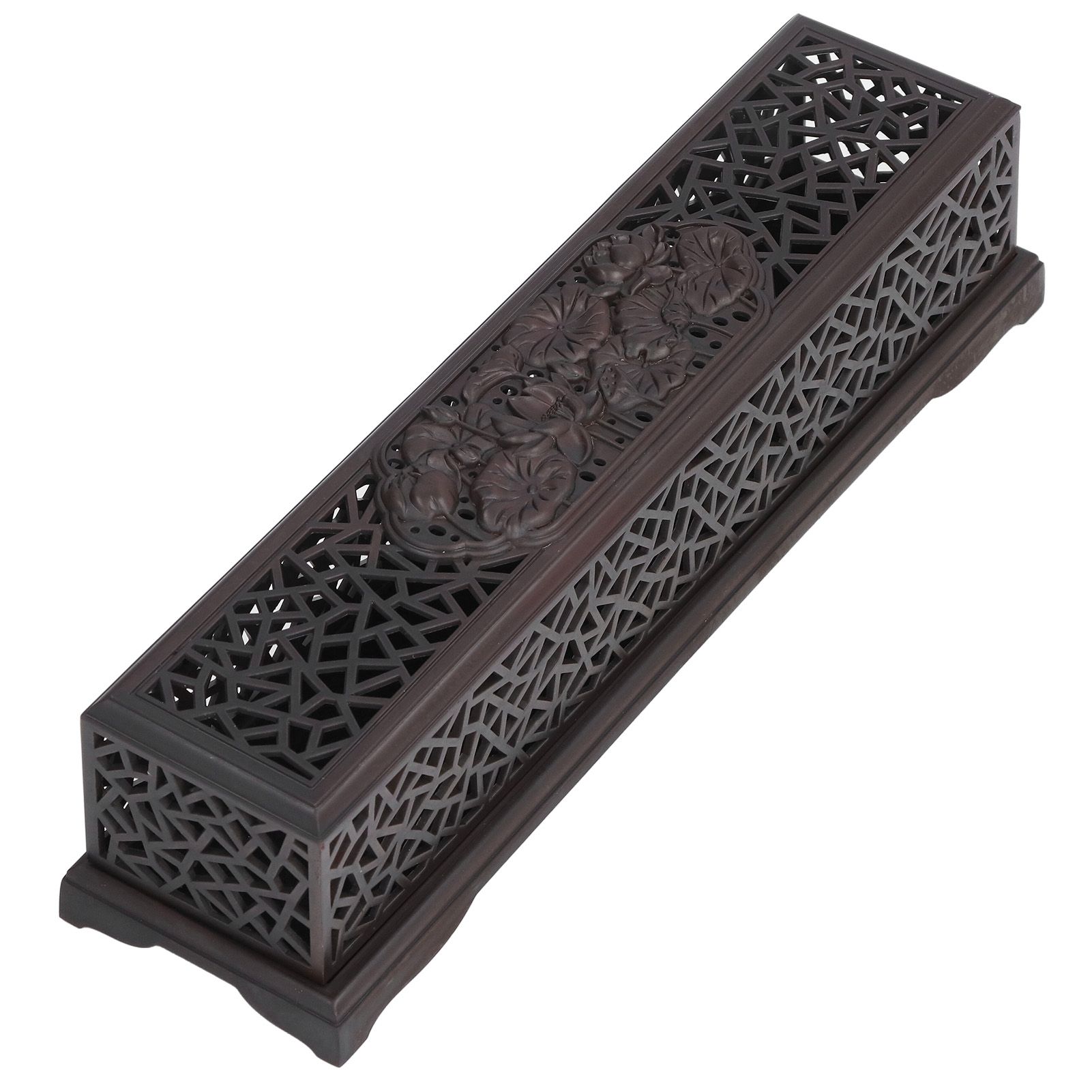 Incense Holder Burners Chinese Classical Lotuses Patten Exquisite Workmanship Use Safety Many Uses Home Decoration - Image 2