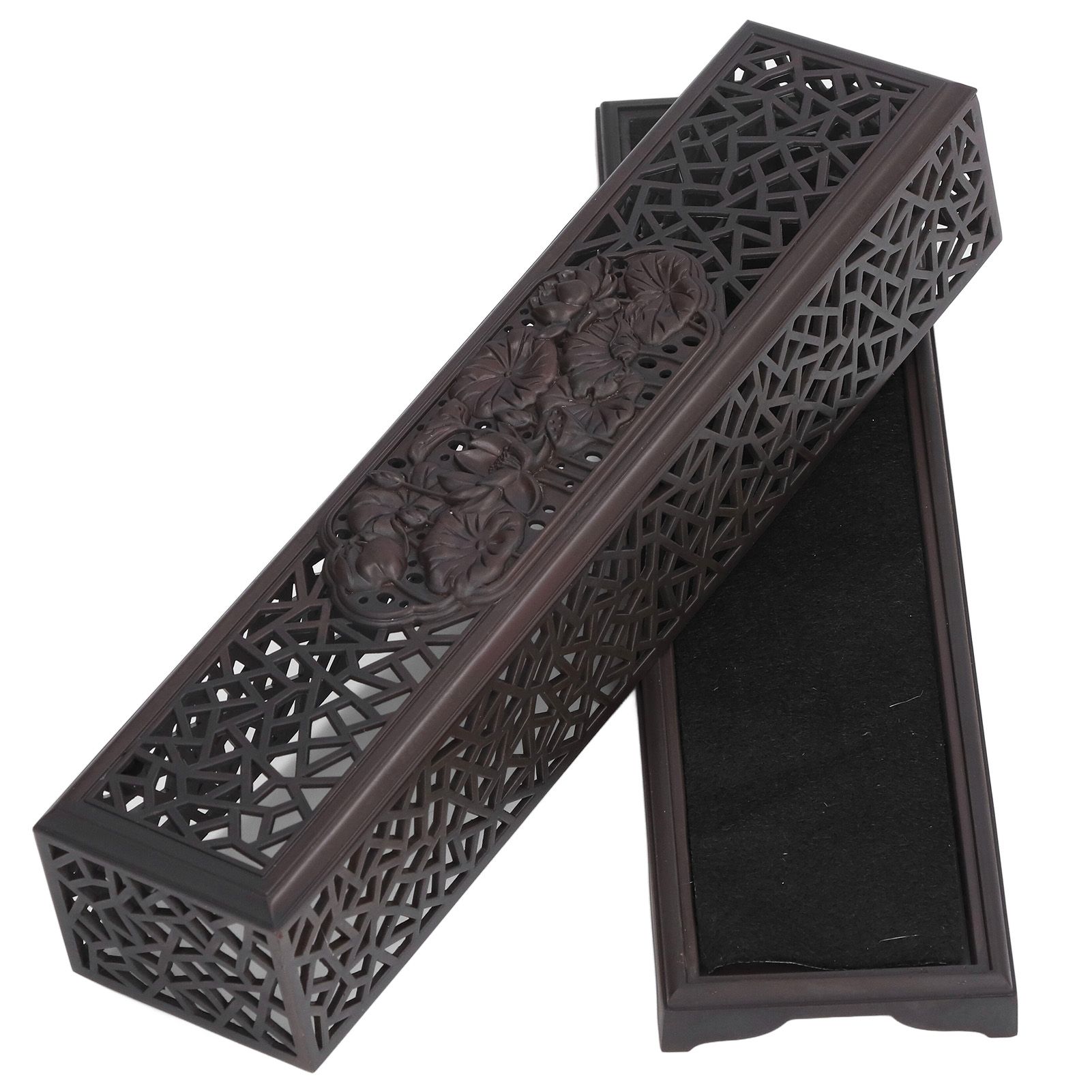 Incense Holder Burners Chinese Classical Lotuses Patten Exquisite Workmanship Use Safety Many Uses Home Decoration - Image 4