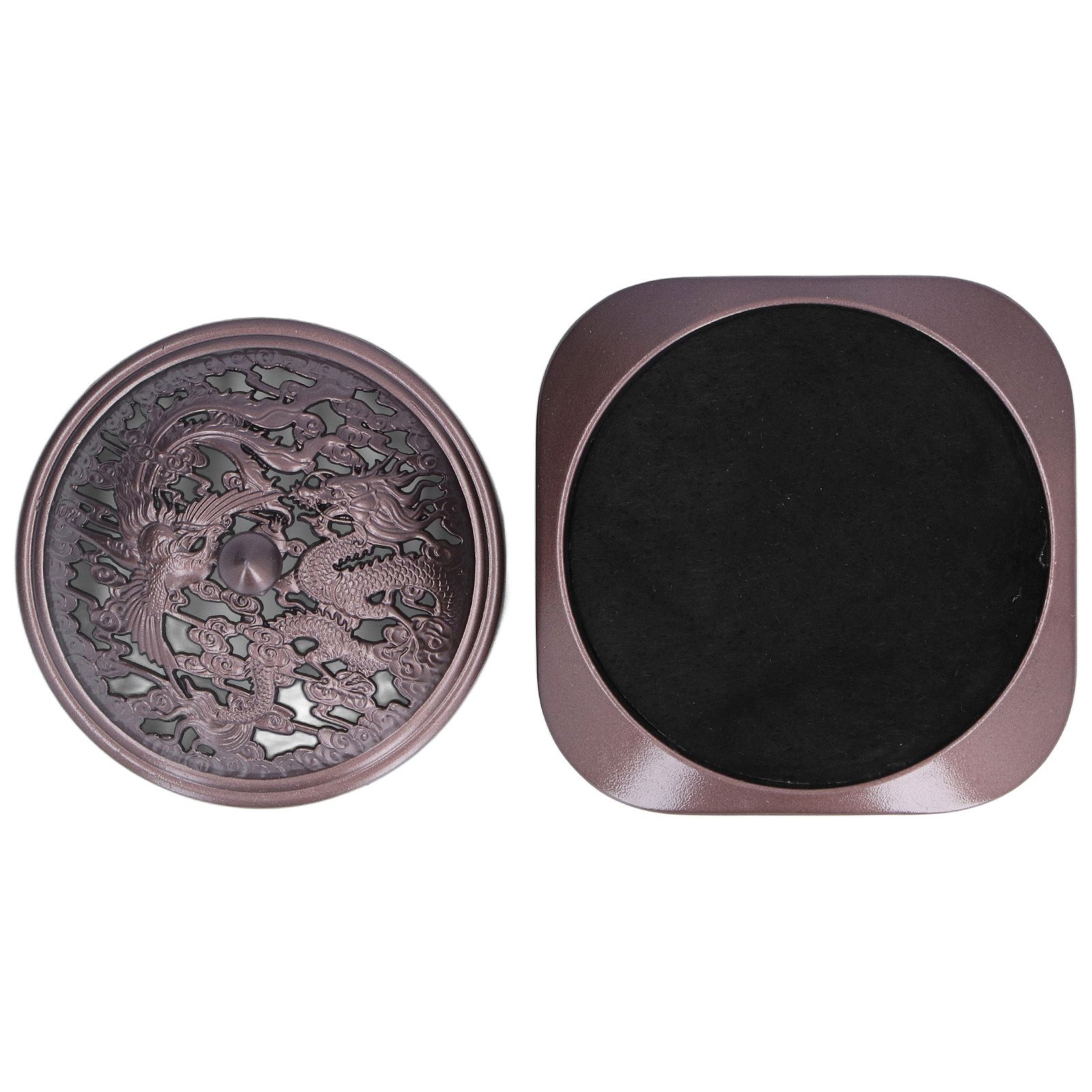 Incense Burner Antique Style Sturdy Durable Copper Alloy Glossy Exquisite Multifunction Powder Incense Burner - Image 5
