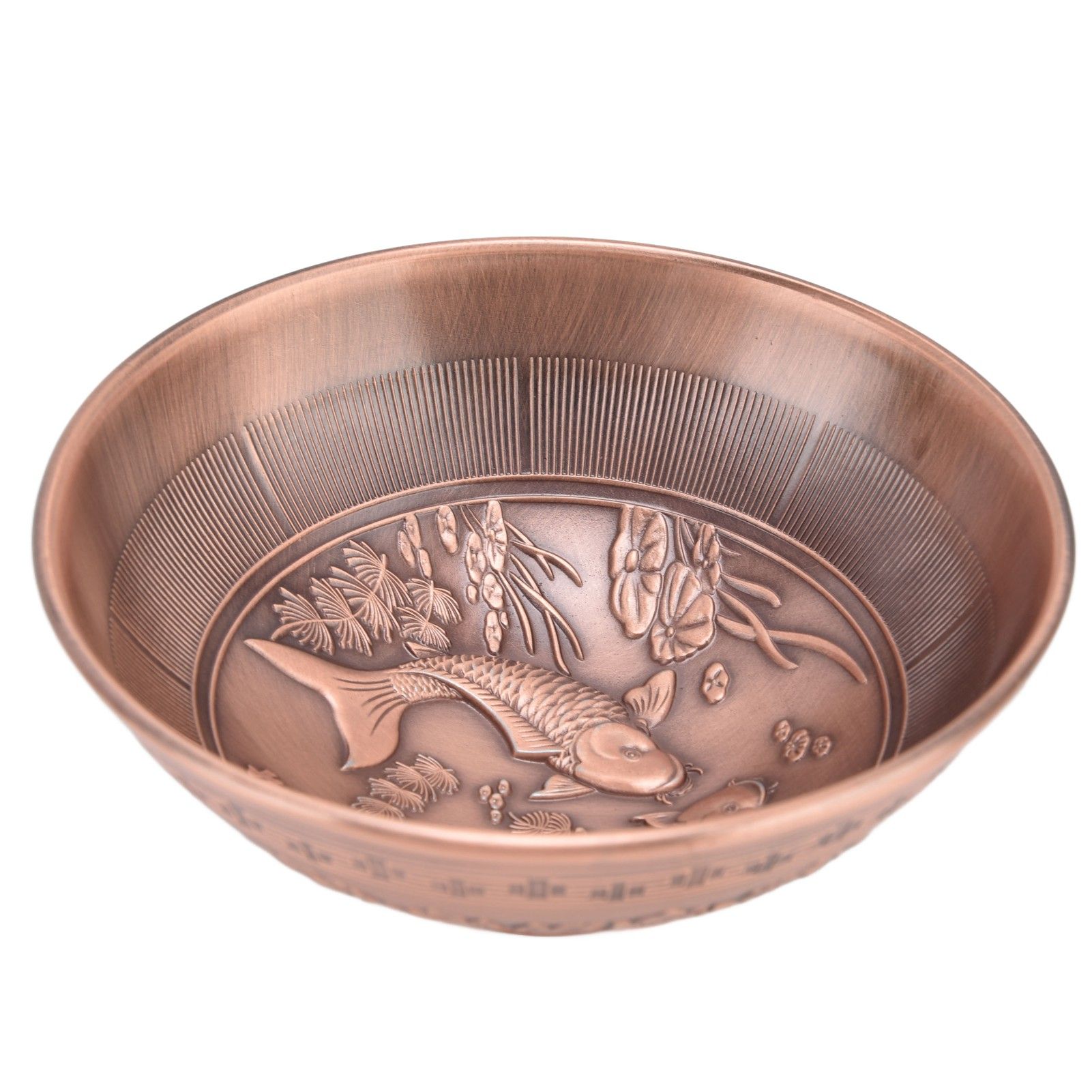 Retro Home Incense Burner Copper Alloy Smoked Incense Burner Holder for Study Room Entrance HallRed Copper 277 - Image 1