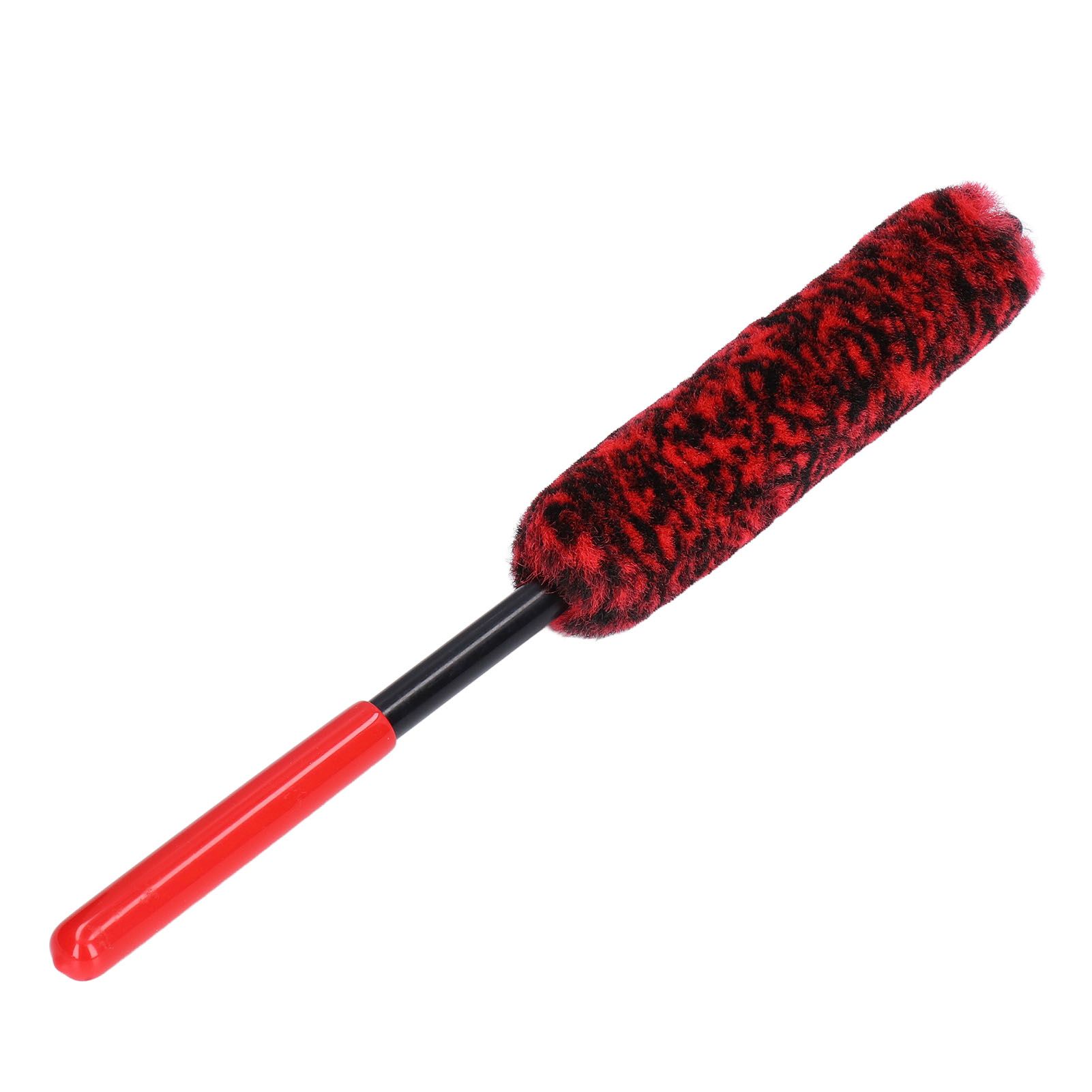Universal Car Wheel Hub Cleaning Brush Flexible Long Handle Car Tire Detailing Brush Red - Image 5