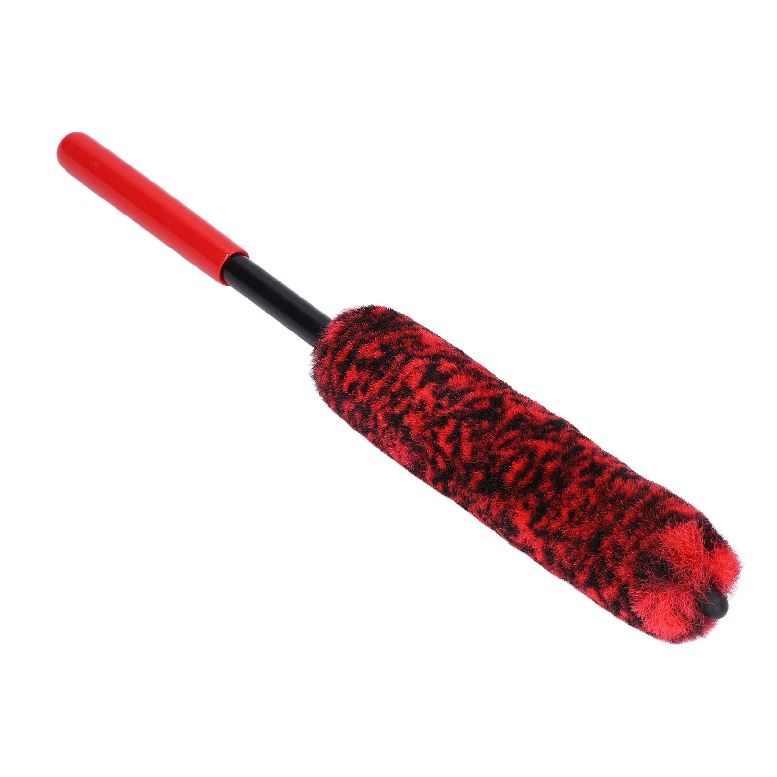 Universal Car Wheel Hub Cleaning Brush Flexible Long Handle Car Tire Detailing Brush Red - Image 6