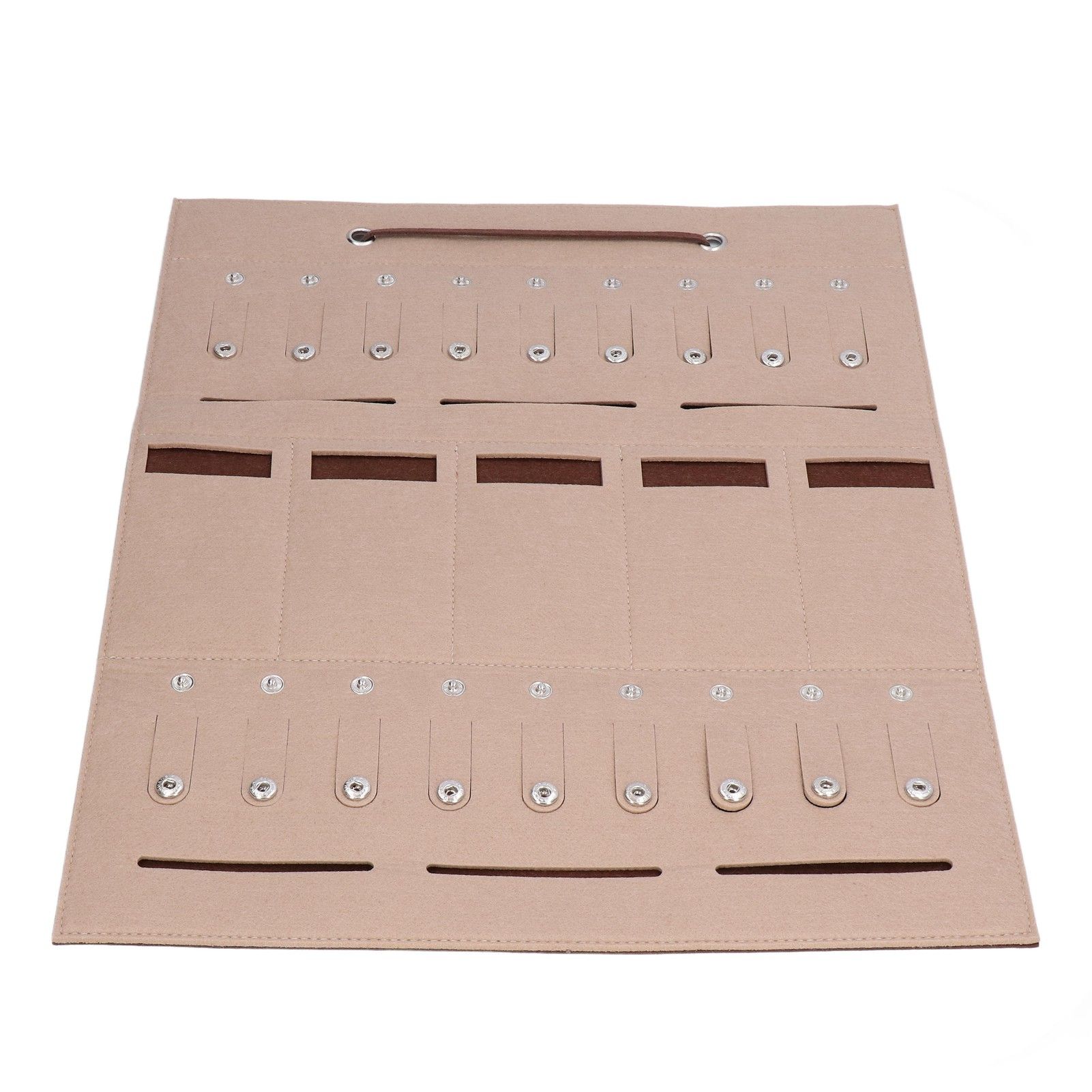Sunglass Storage Large Capacity Durable Wearable Simple Style Foldable Practical Light Weight Hanging Organizer - Image 3