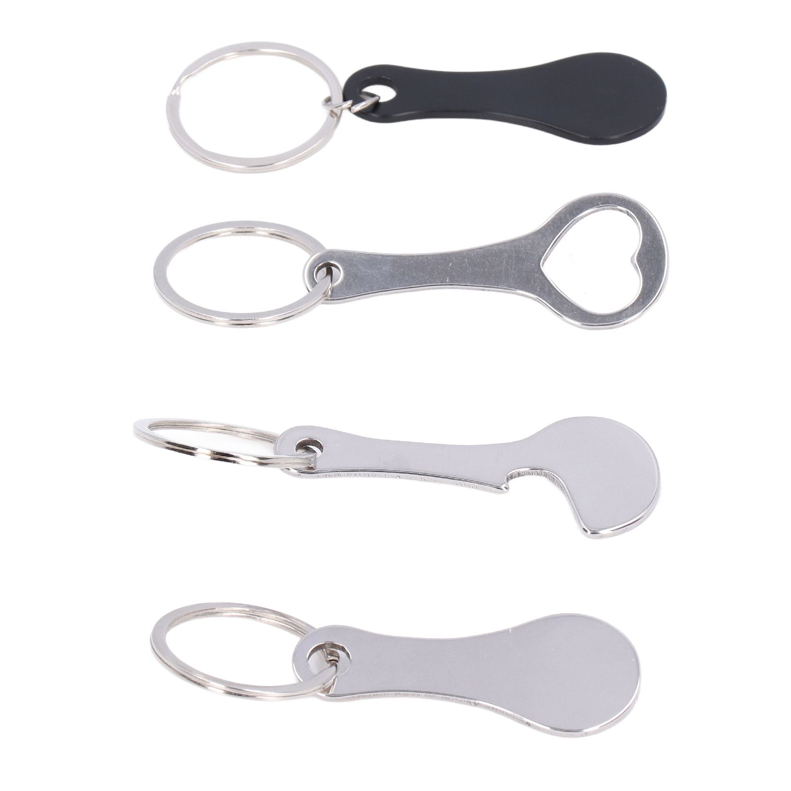 Aluminum Alloy Shopping Trolley Keychain Portable Alternative Shopping Trolley Keyring - Image 8
