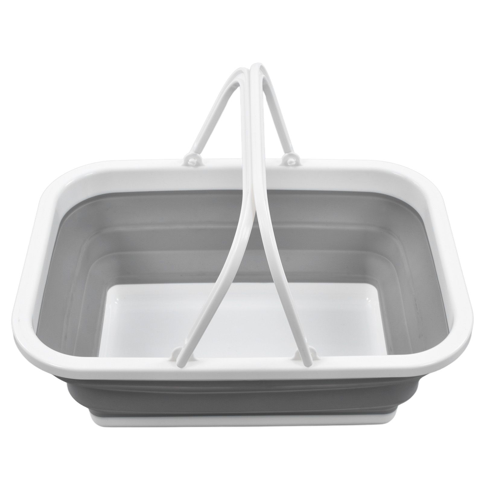 Foldable Picnic Basket Large Capacity Multifunctional Sturdy Handle Toy Storage Basket for Home Hiking Camping - Image 1