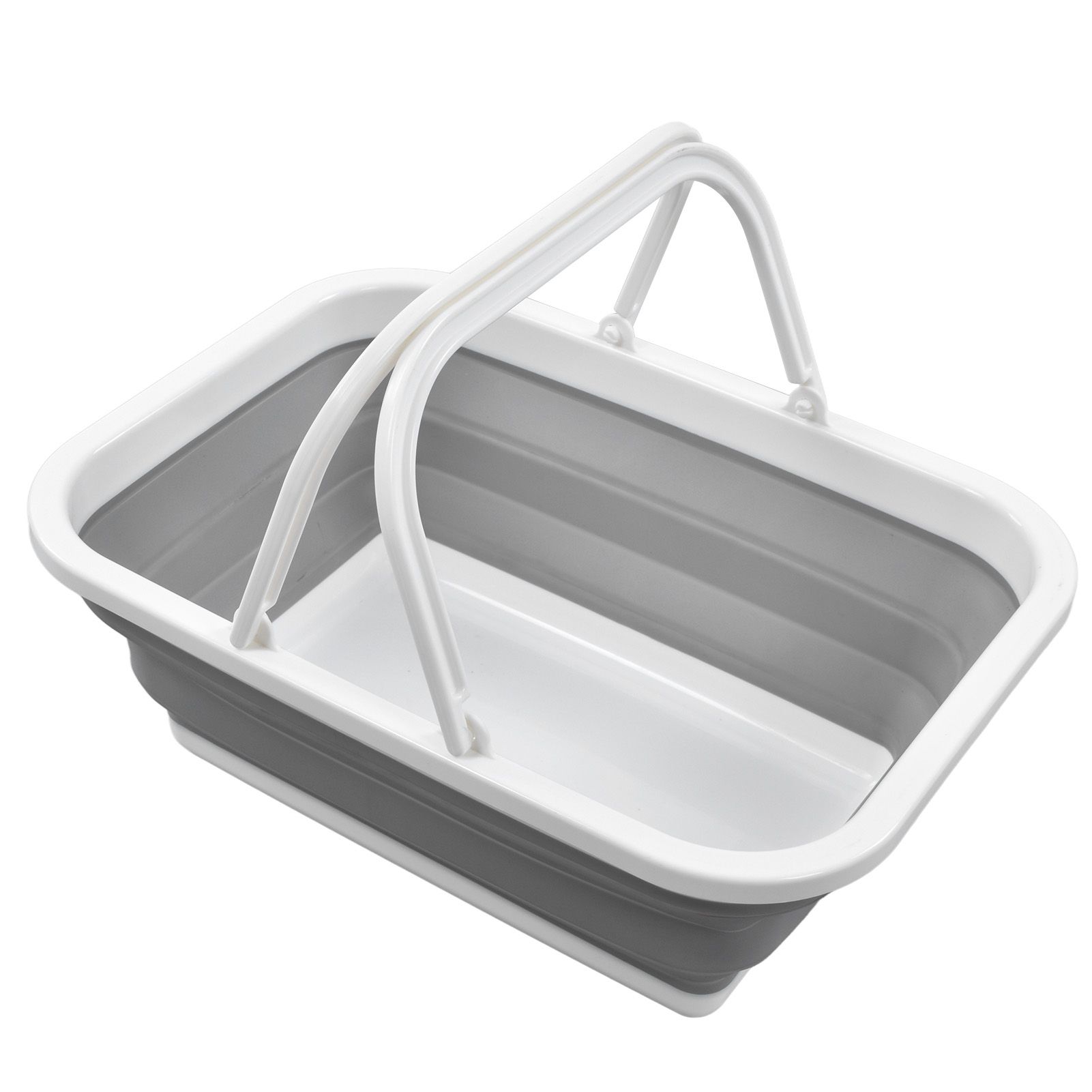 Foldable Picnic Basket Large Capacity Multifunctional Sturdy Handle Toy Storage Basket for Home Hiking Camping - Image 5