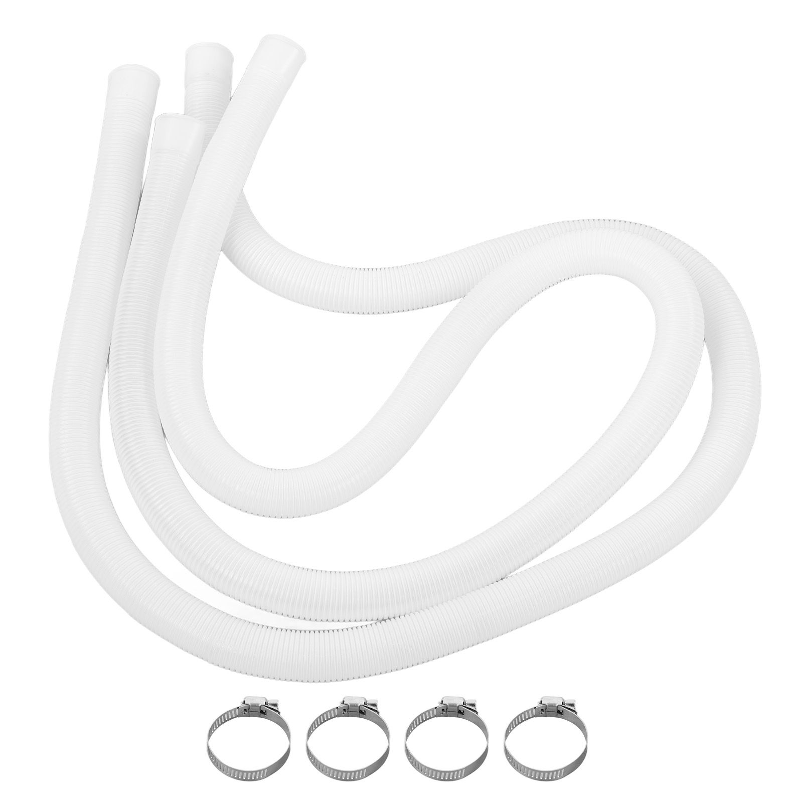 Pool Hose Adjustable Length Wear Resistant Preservative Pool Filter Pump Hose with Buckle for Swimming Pool - Image 1