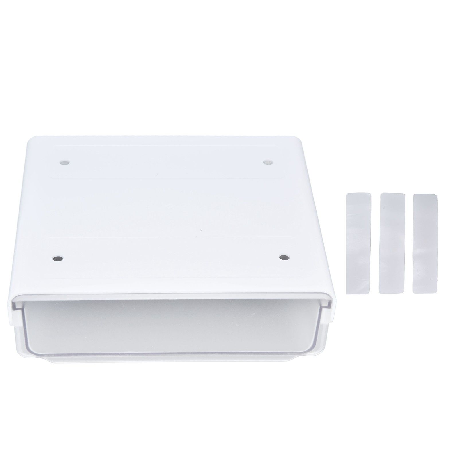 Acrylic Drawer Storage Concealed Acrylic Drawer Storage Holder with 3 Pastes for Home OfficeL - Image 1