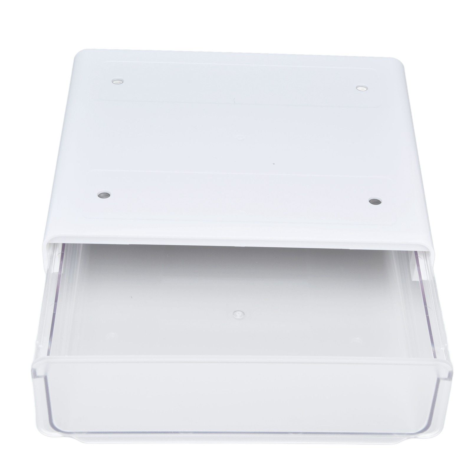 Acrylic Drawer Storage Concealed Acrylic Drawer Storage Holder with 3 Pastes for Home OfficeL - Image 3