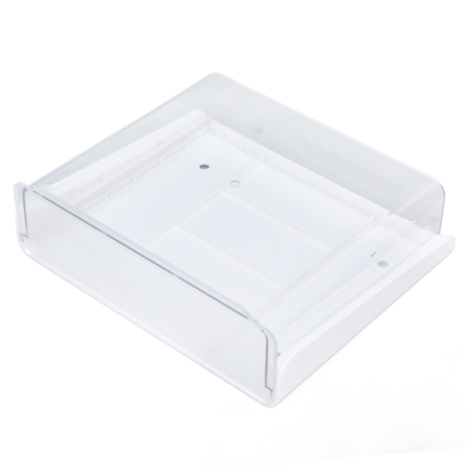 Acrylic Drawer Storage Concealed Acrylic Drawer Storage Holder with 3 Pastes for Home OfficeL - Image 5