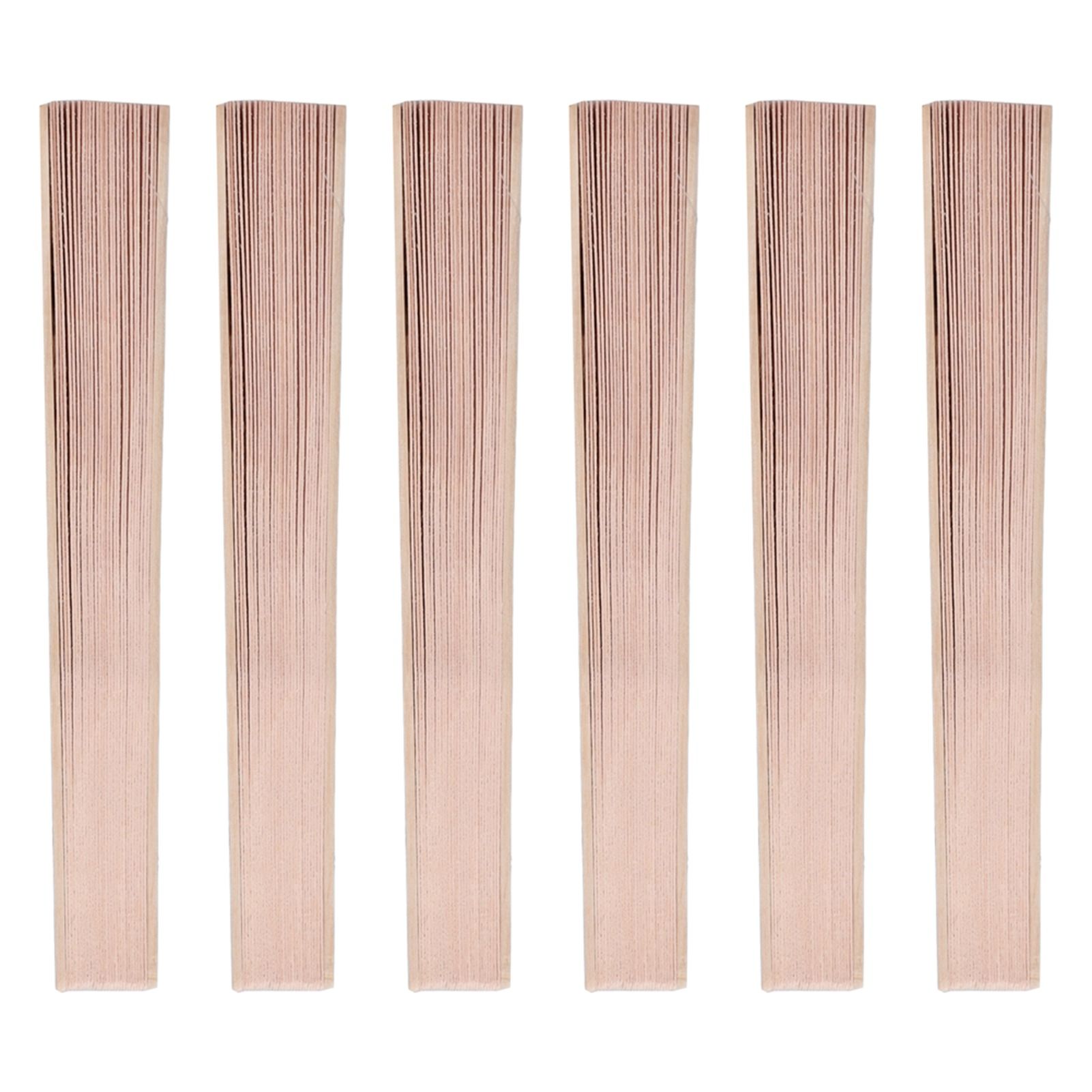 12Pcs Wooden Hand Fans Chinese Style Hollow Folding Handheld Fan for Wedding Gift Party DIY Decoration - Image 2