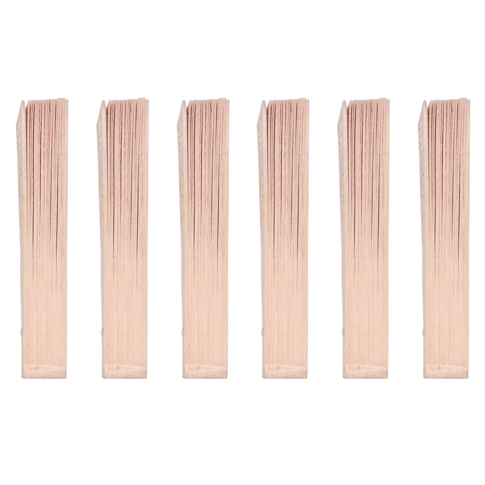 12Pcs Wooden Hand Fans Chinese Style Hollow Folding Handheld Fan for Wedding Gift Party DIY Decoration - Image 5
