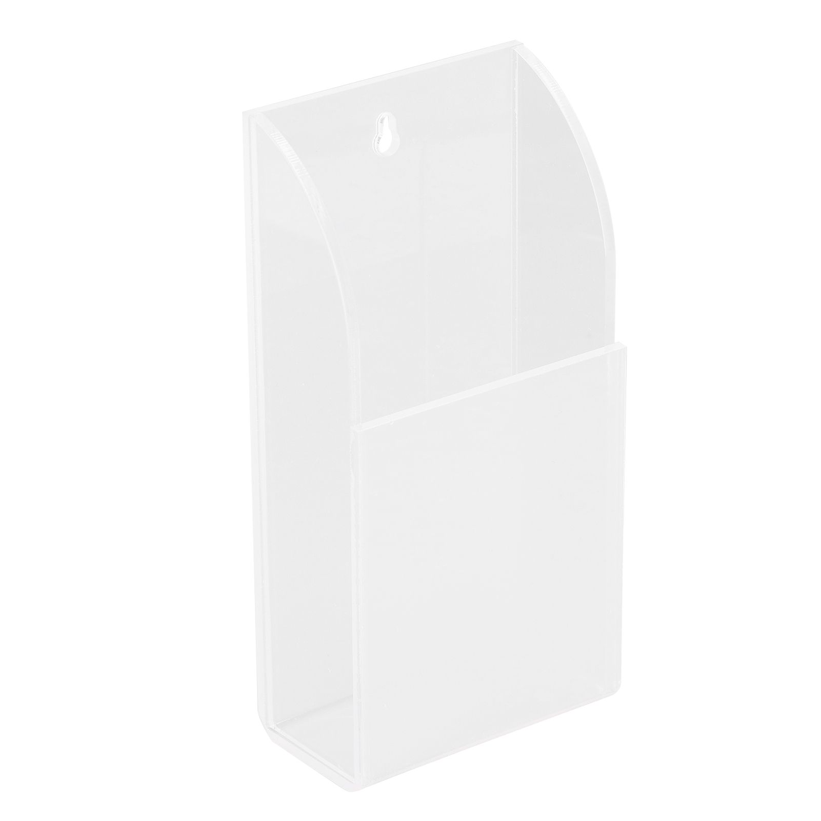 Acrylic Remote Control Holder Simple Wall Mount Media Organizer Transparent Cosmetics Stand1 Cell - Image 3