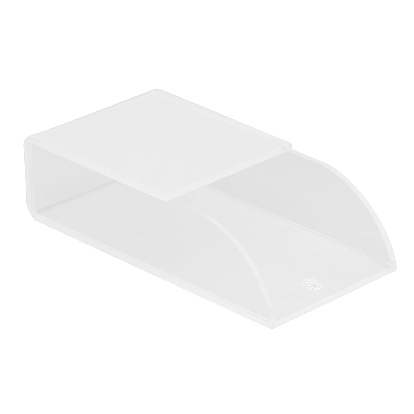 Acrylic Remote Control Holder Simple Wall Mount Media Organizer Transparent Cosmetics Stand1 Cell - Image 4