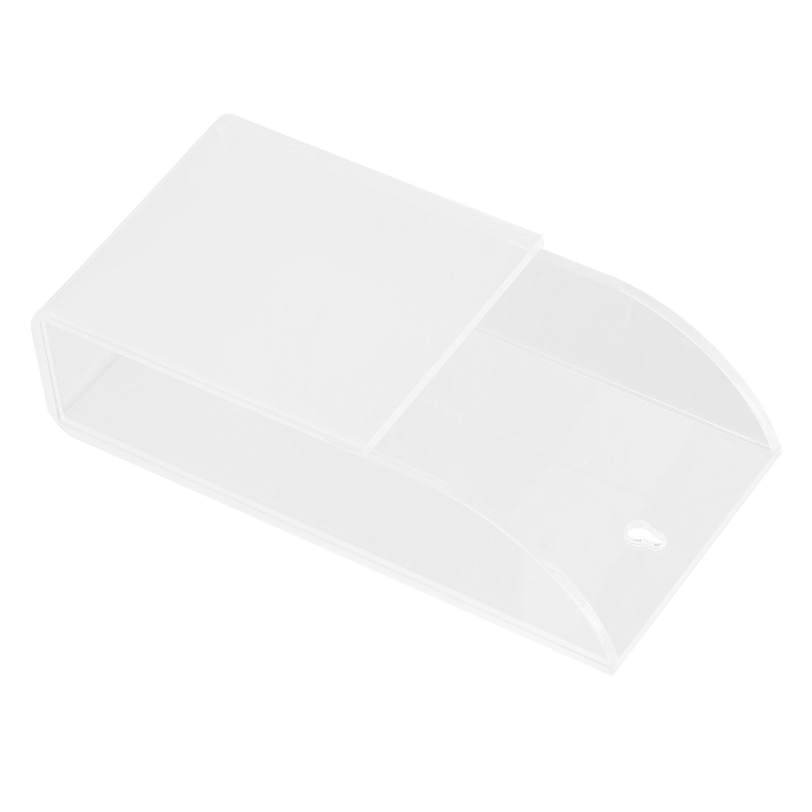 Acrylic Remote Control Holder Simple Wall Mount Media Organizer Transparent Cosmetics Stand1 Cell - Image 5