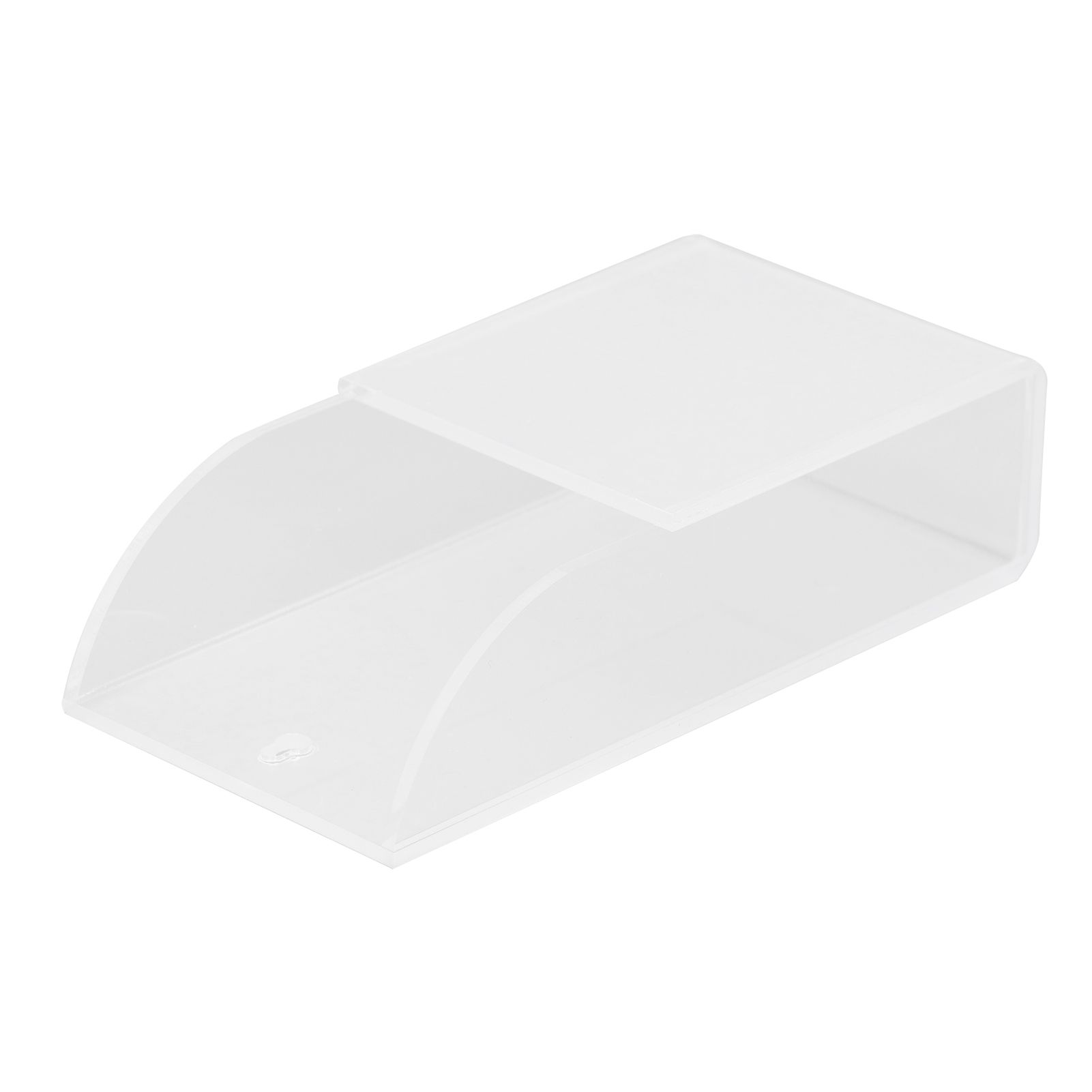 Acrylic Remote Control Holder Simple Wall Mount Media Organizer Transparent Cosmetics Stand1 Cell - Image 6