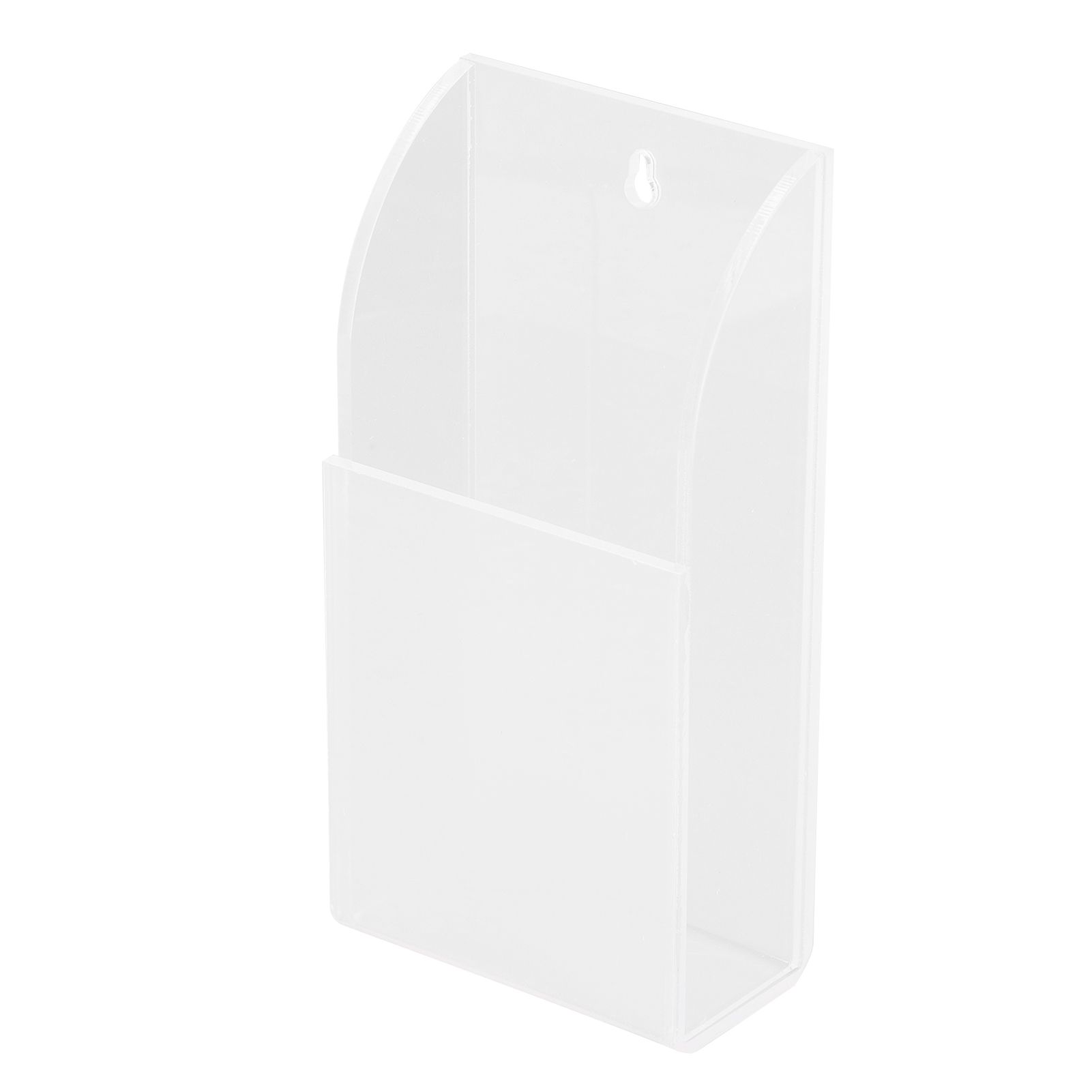 Acrylic Remote Control Holder Simple Wall Mount Media Organizer Transparent Cosmetics Stand1 Cell - Image 7