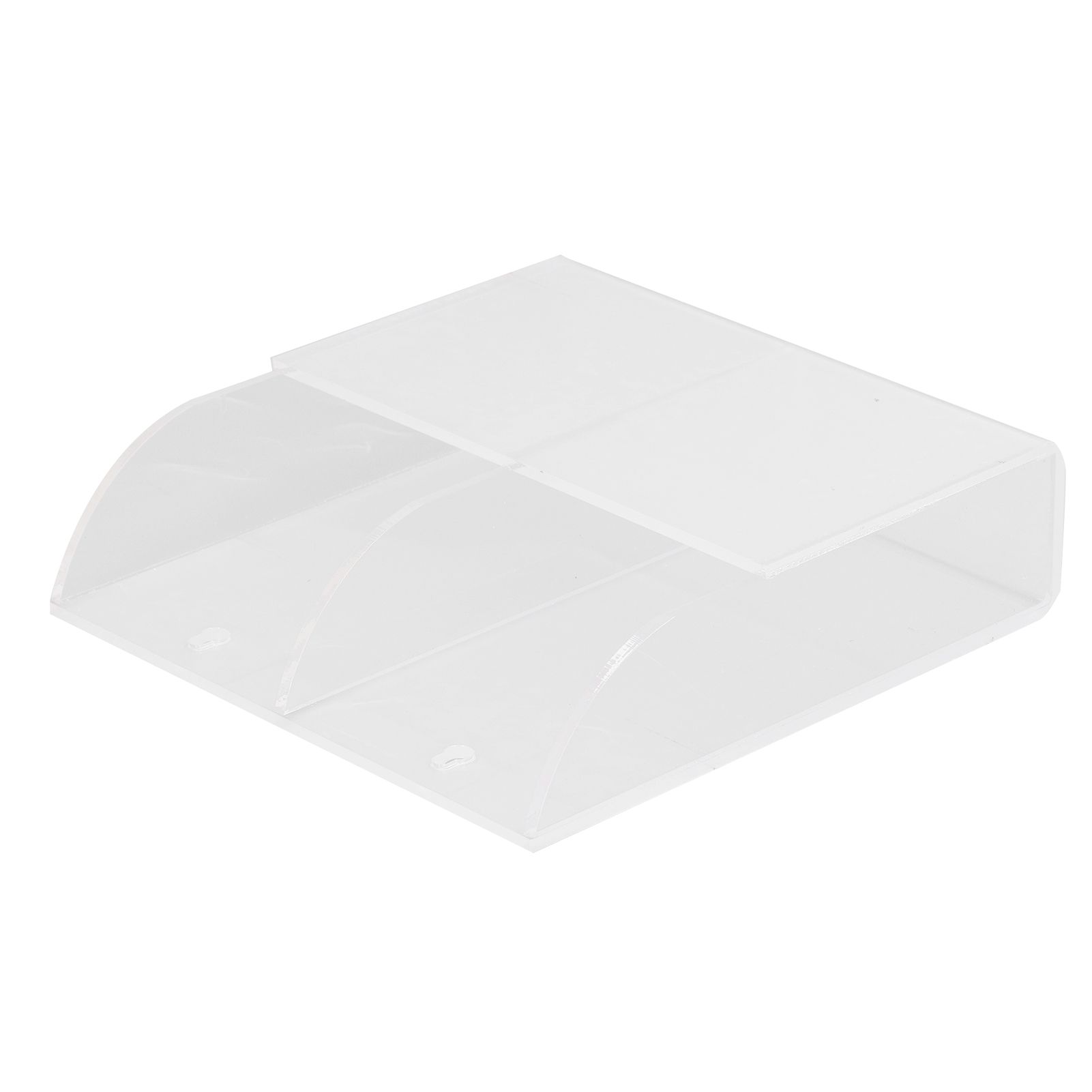 Acrylic Remote Control Holder Simple Wall Mount Media Organizer Transparent Cosmetics Stand2 Cell - Image 3