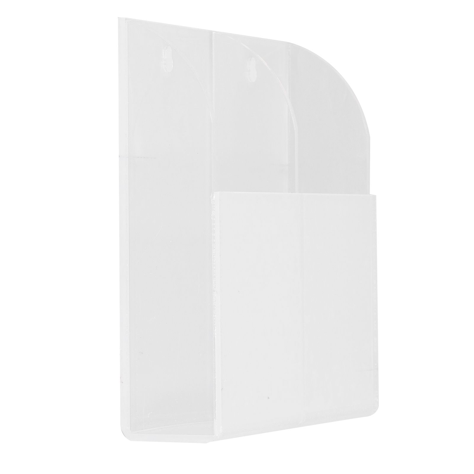 Acrylic Remote Control Holder Simple Wall Mount Media Organizer Transparent Cosmetics Stand2 Cell - Image 7