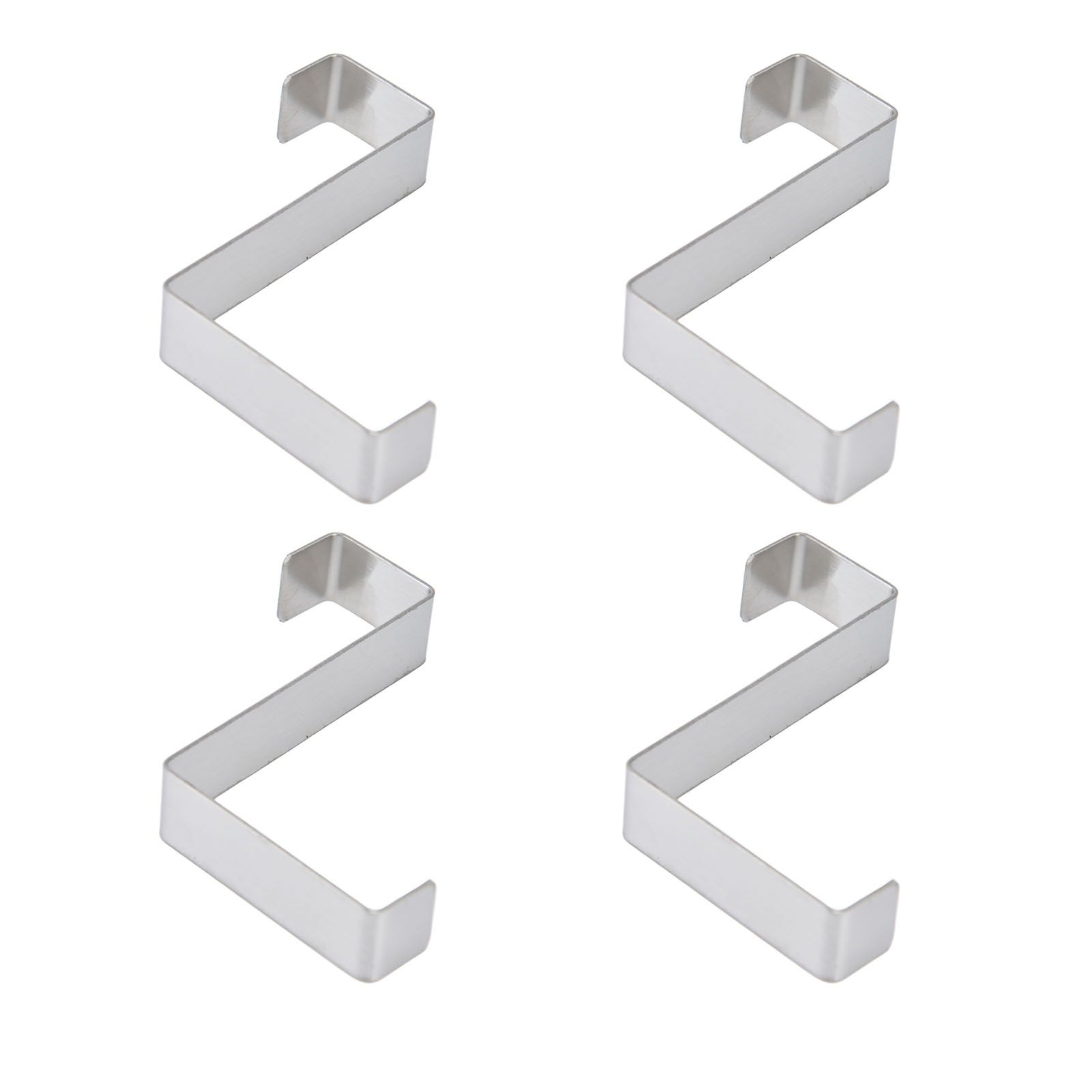 10Pcs Stainless Steel Cabinet Door Hook Waterproof Z Shaped Reversible Door Hanger for Kitchen Apartment - Image 7