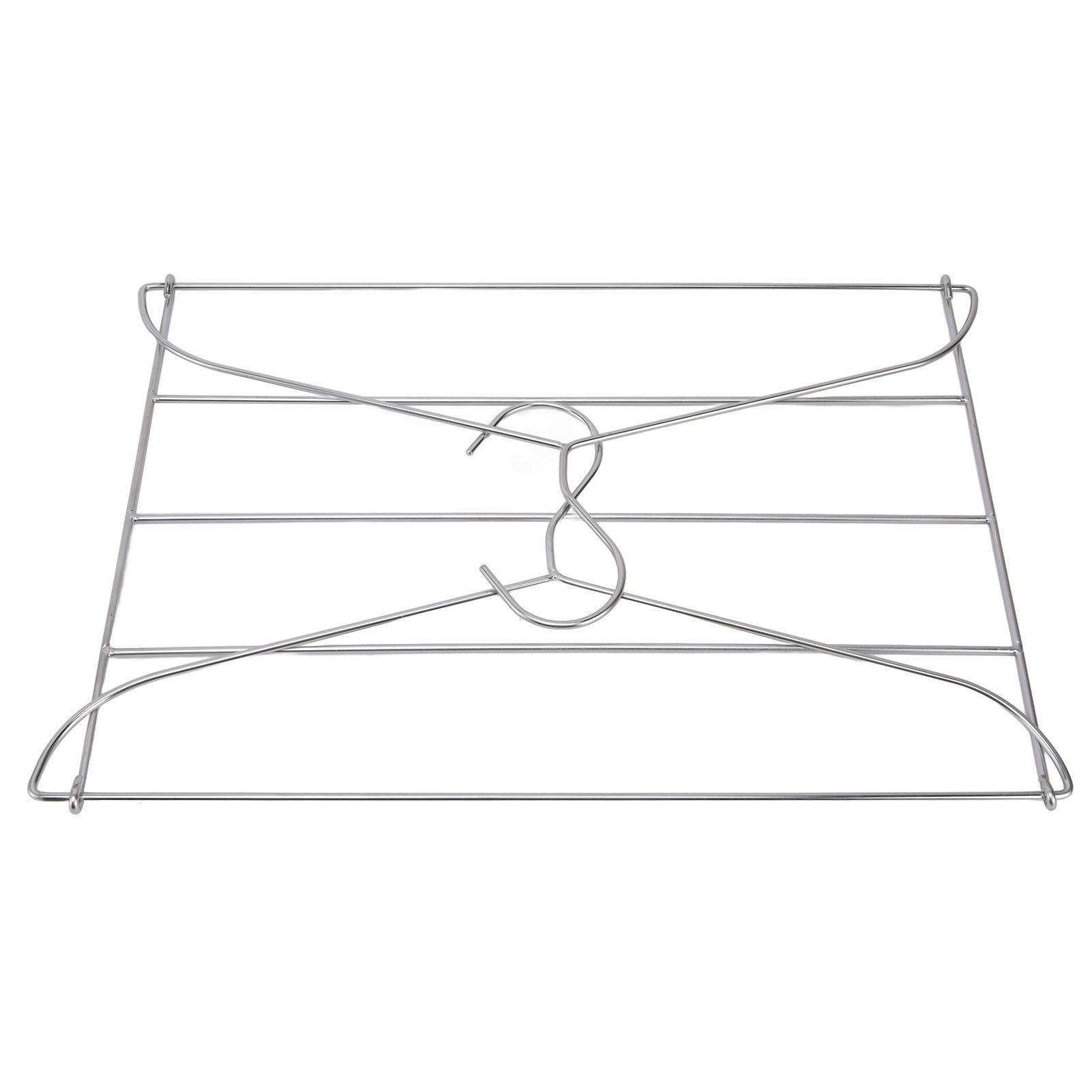 Stainless Steel Magic Pants Hangers Foldable Multifunctional Space Saving Slacks Hangers for Pants Clothes - Image 2