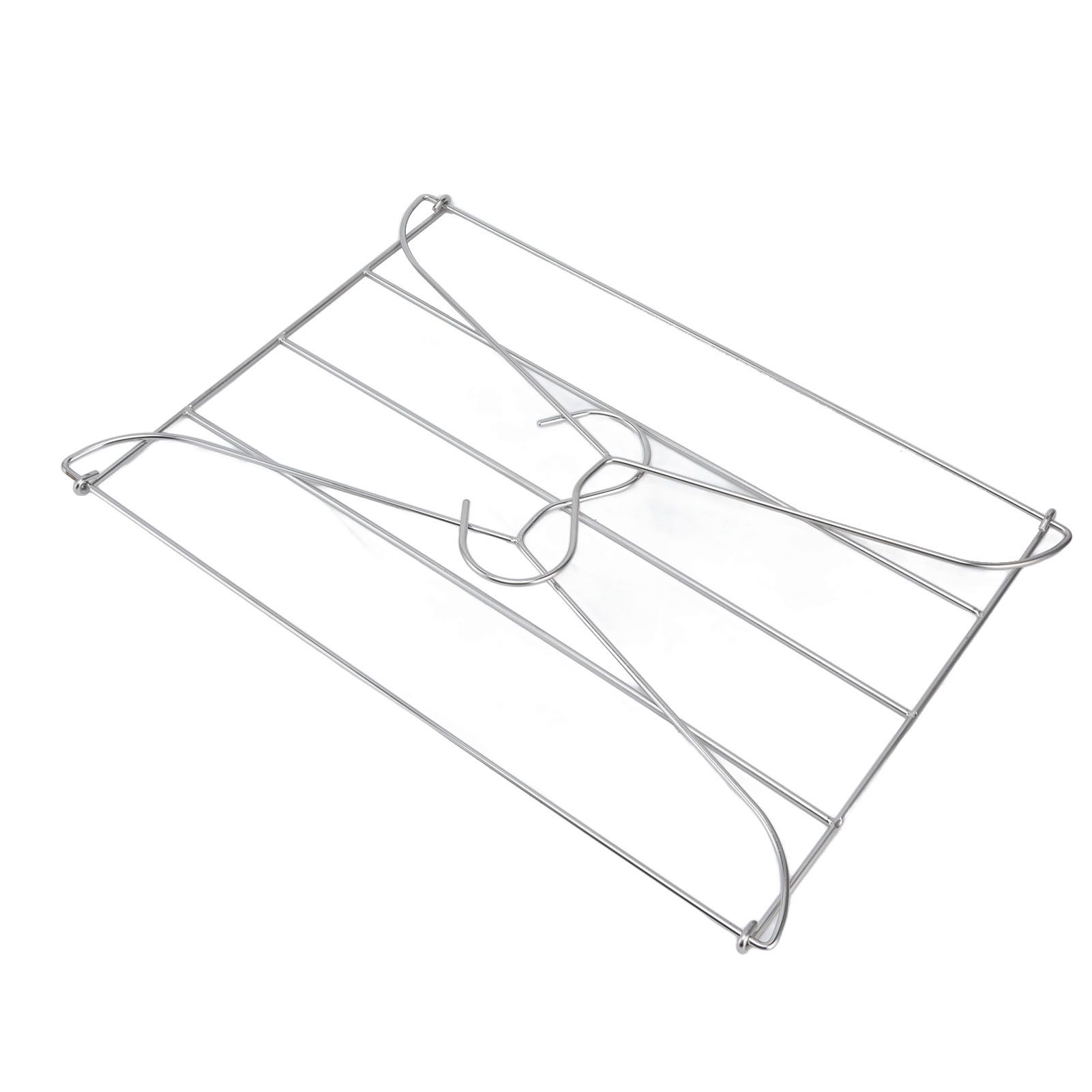 Stainless Steel Magic Pants Hangers Foldable Multifunctional Space Saving Slacks Hangers for Pants Clothes - Image 5